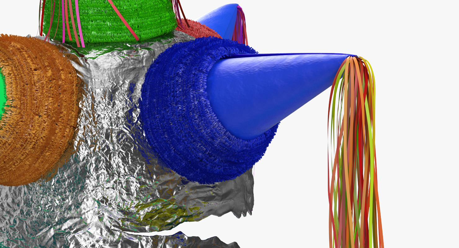 Smashed Star Pinata 3D model