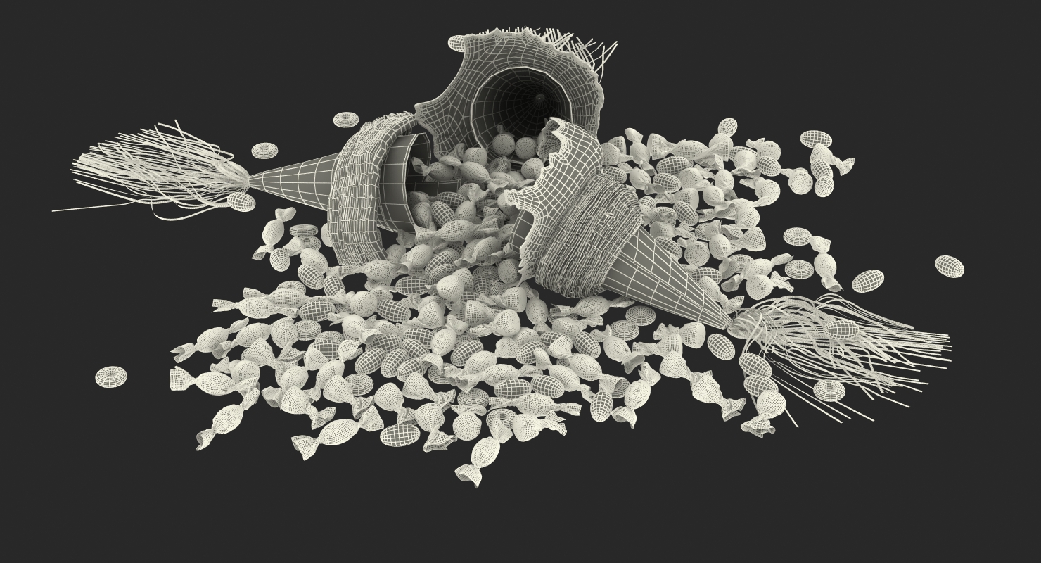 Smashed Star Pinata 3D model