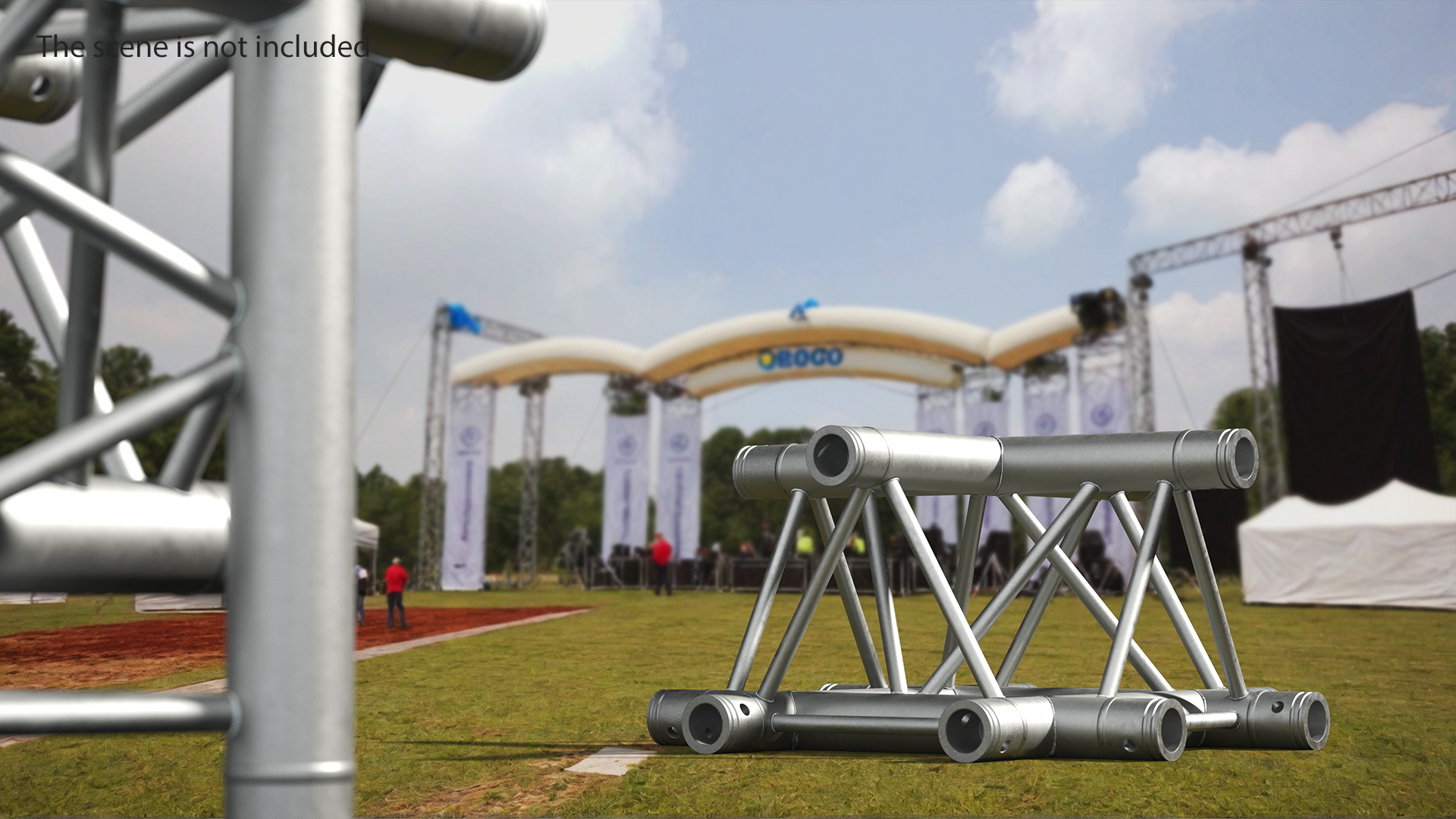 3D Corner Truss Modular Triangular