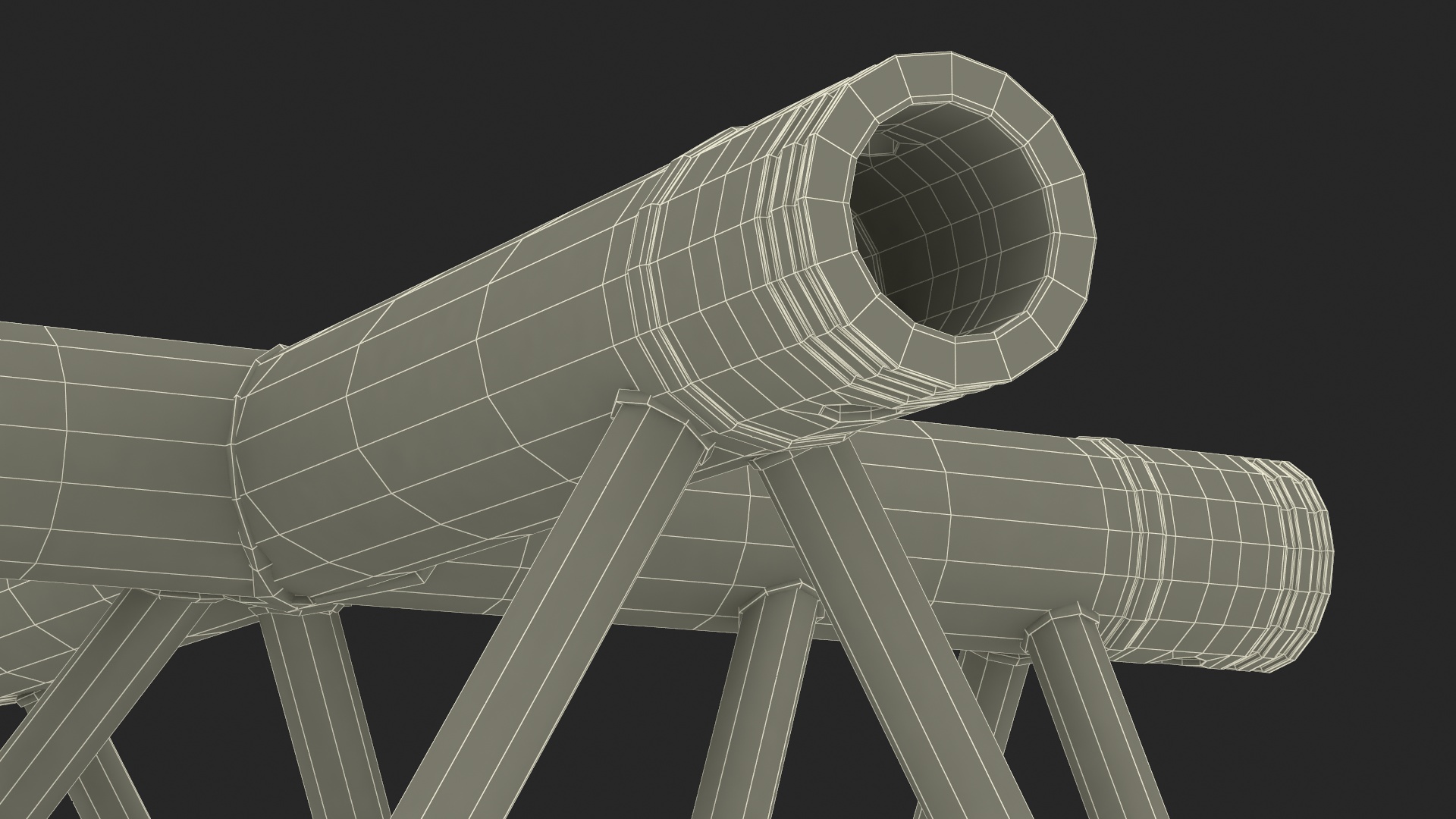 3D Corner Truss Modular Triangular