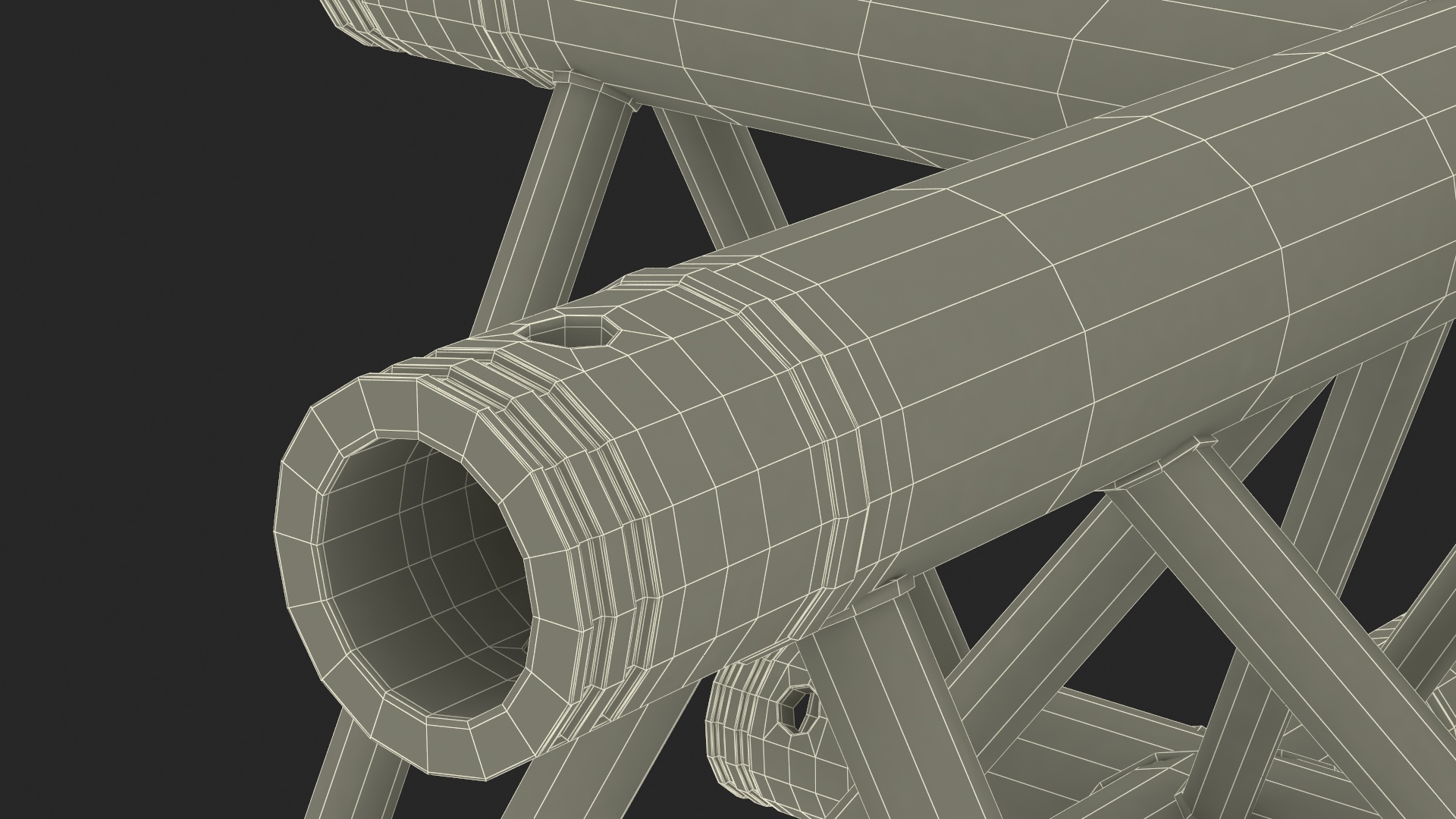 3D Corner Truss Modular Triangular