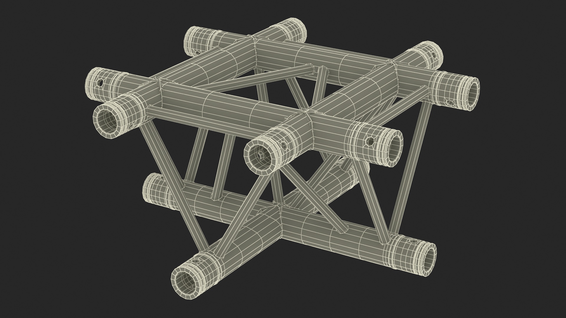 3D Corner Truss Modular Triangular