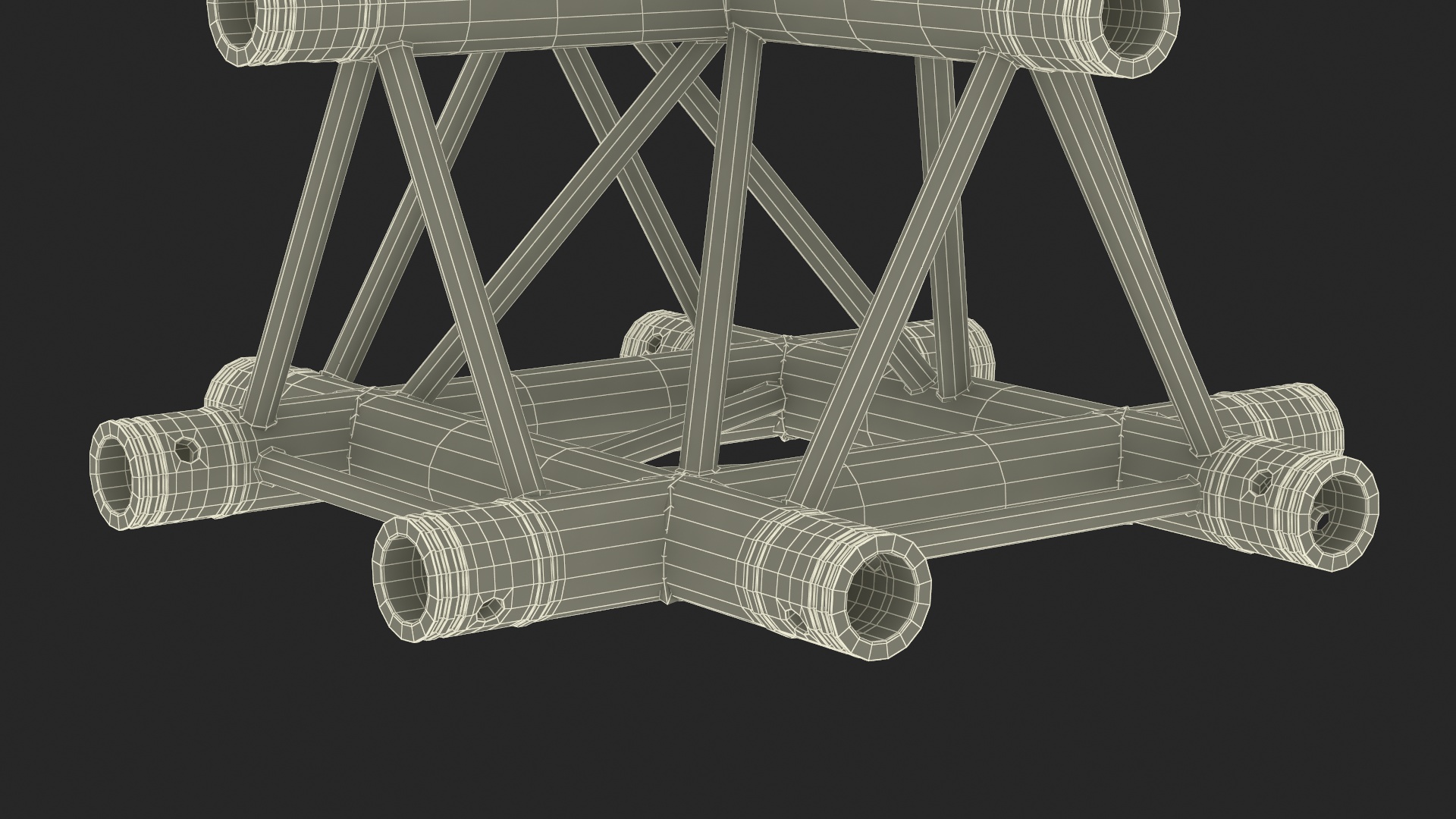 3D Corner Truss Modular Triangular