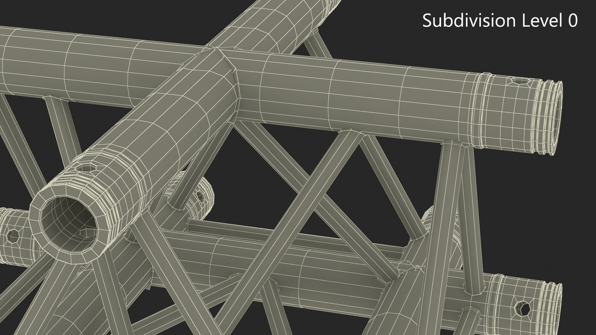 3D Corner Truss Modular Triangular