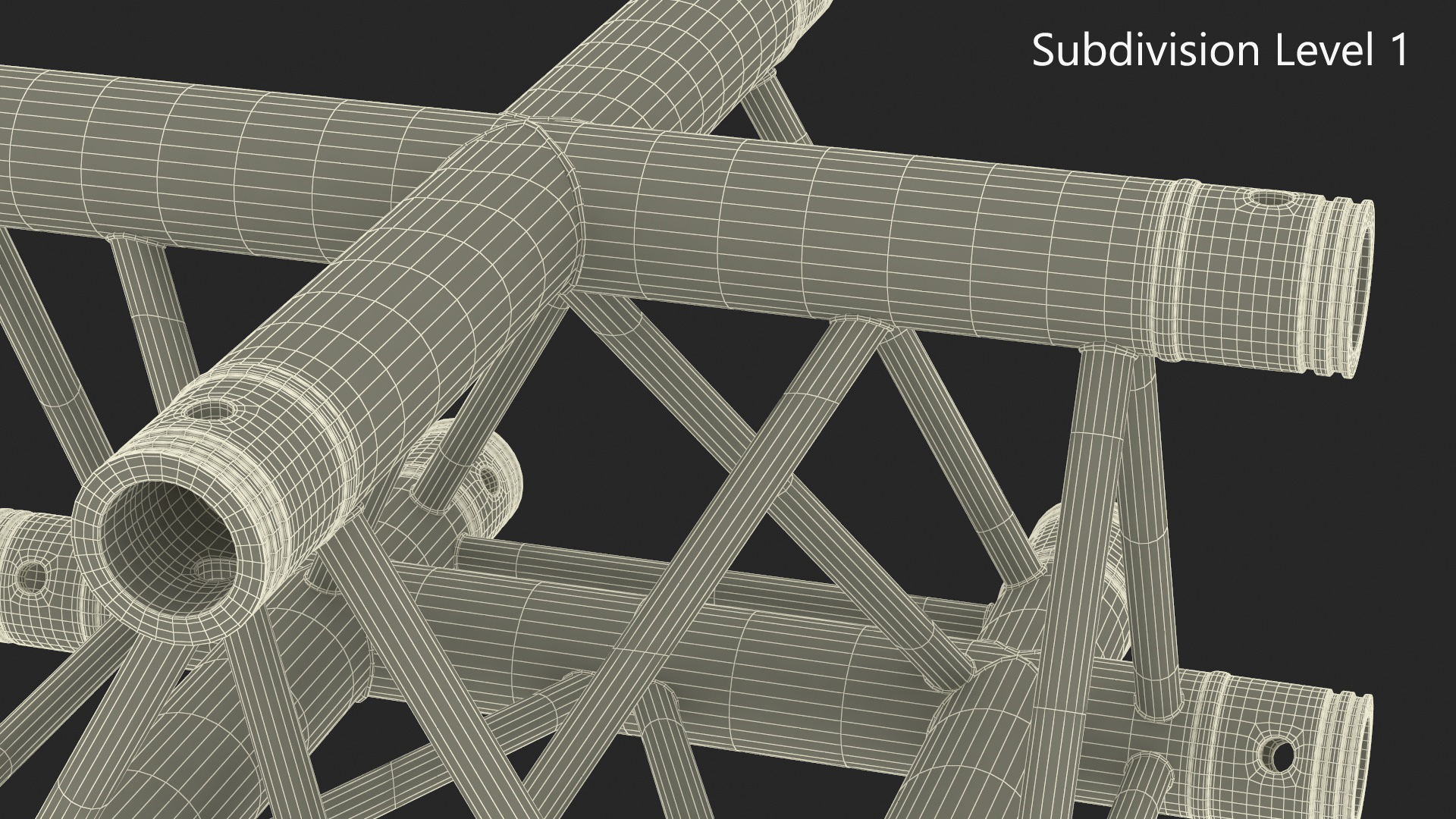 3D Corner Truss Modular Triangular
