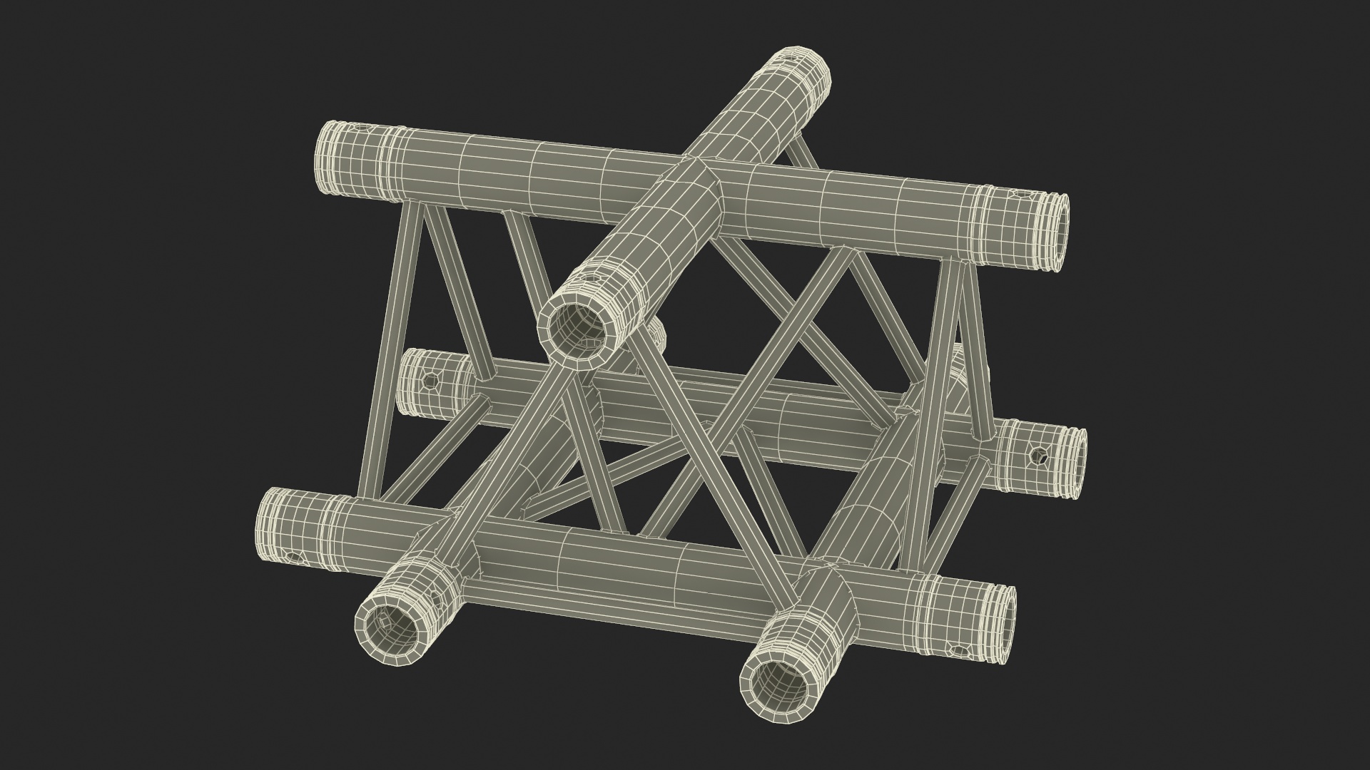 3D Corner Truss Modular Triangular