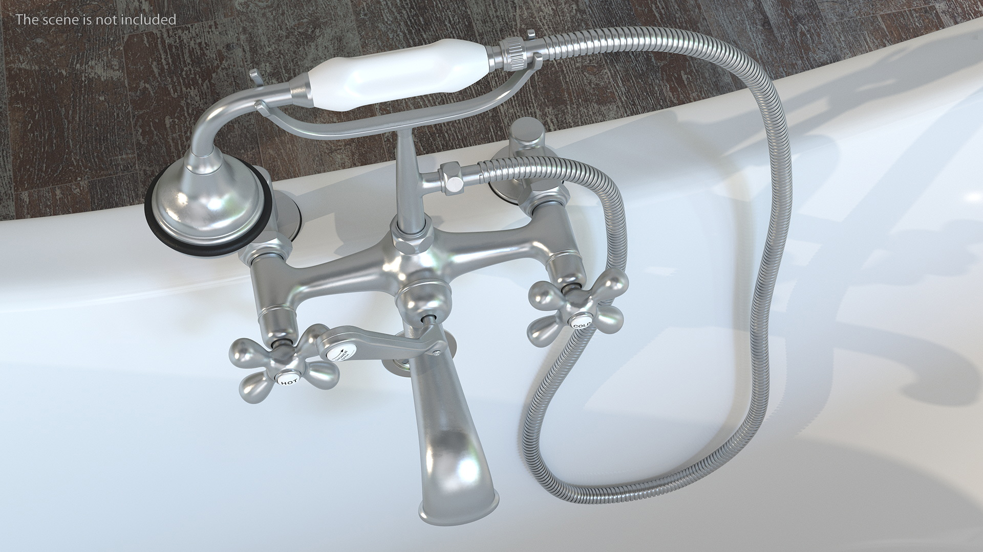 3D model Classic Bath Shower Mixer
