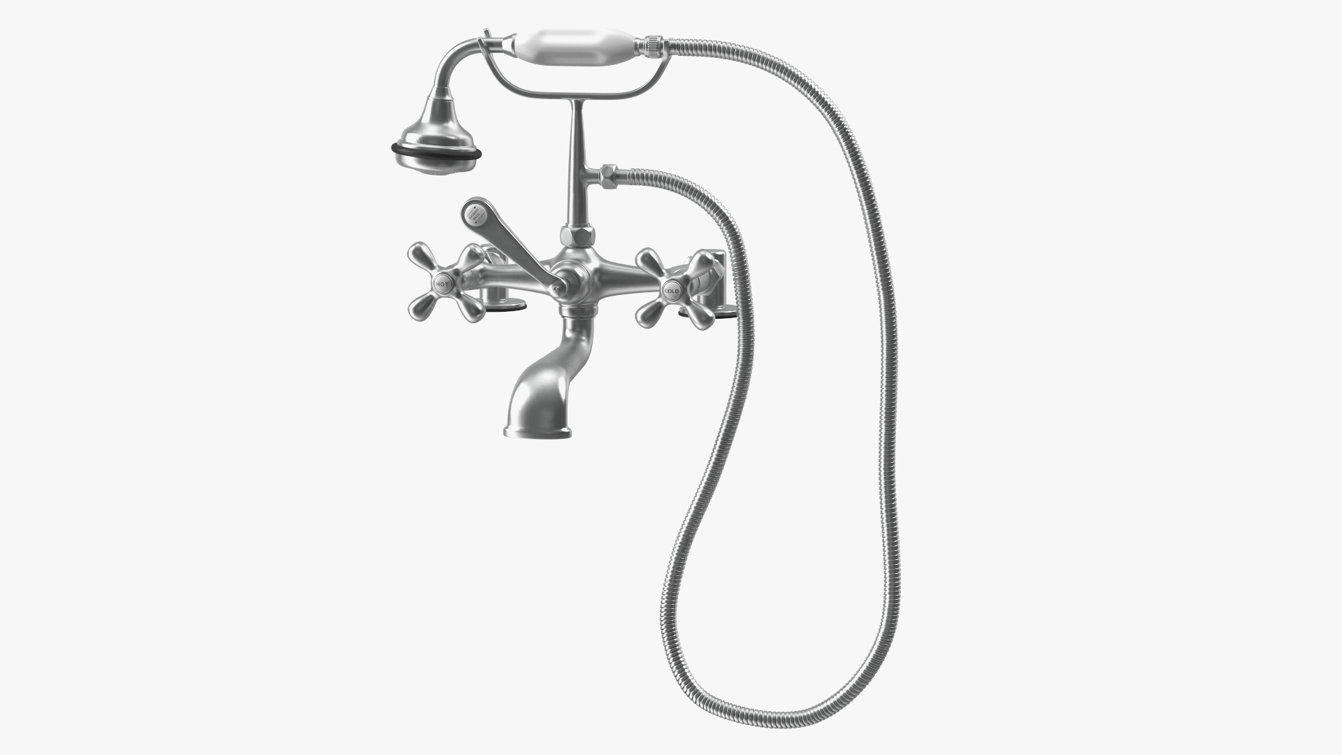 3D model Classic Bath Shower Mixer
