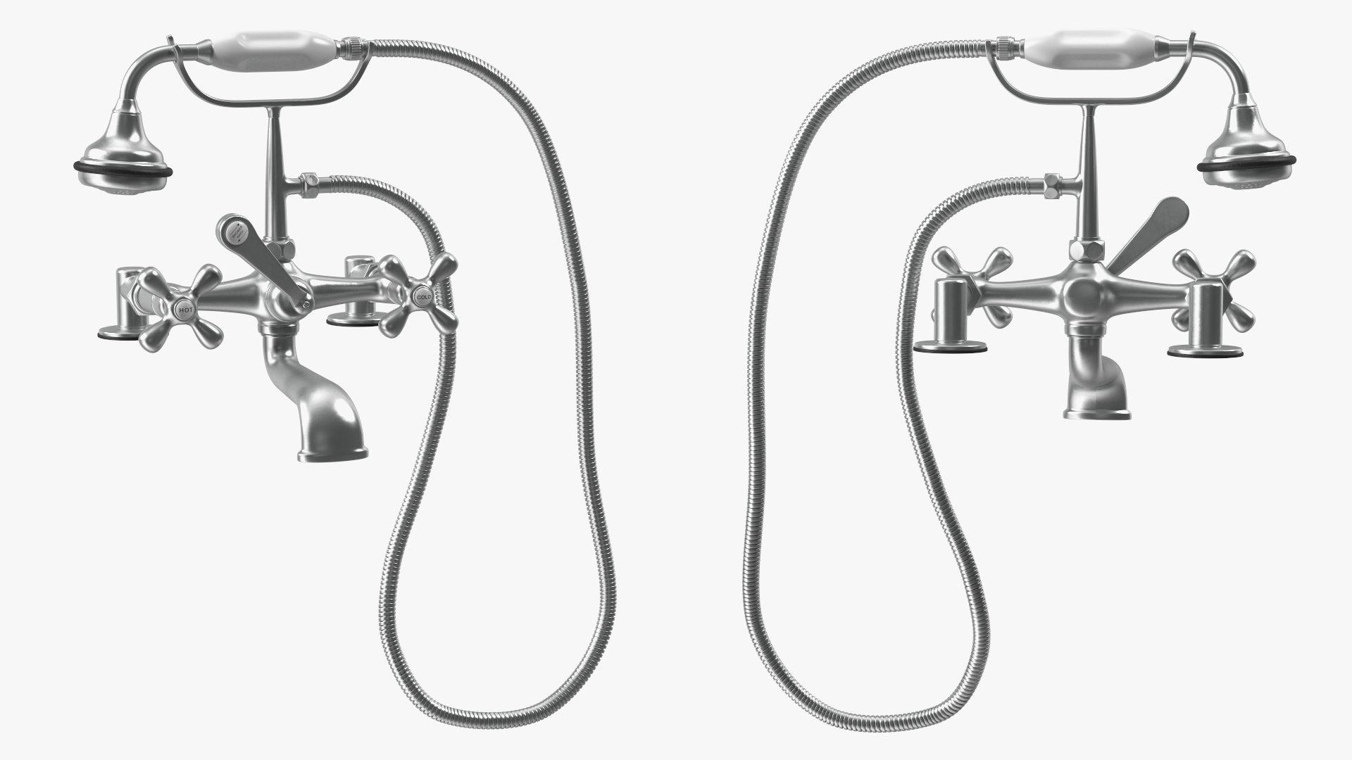 3D model Classic Bath Shower Mixer
