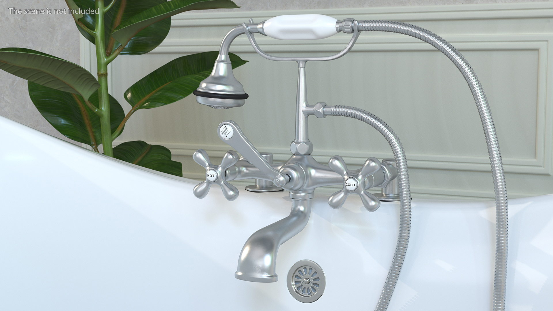 3D model Classic Bath Shower Mixer