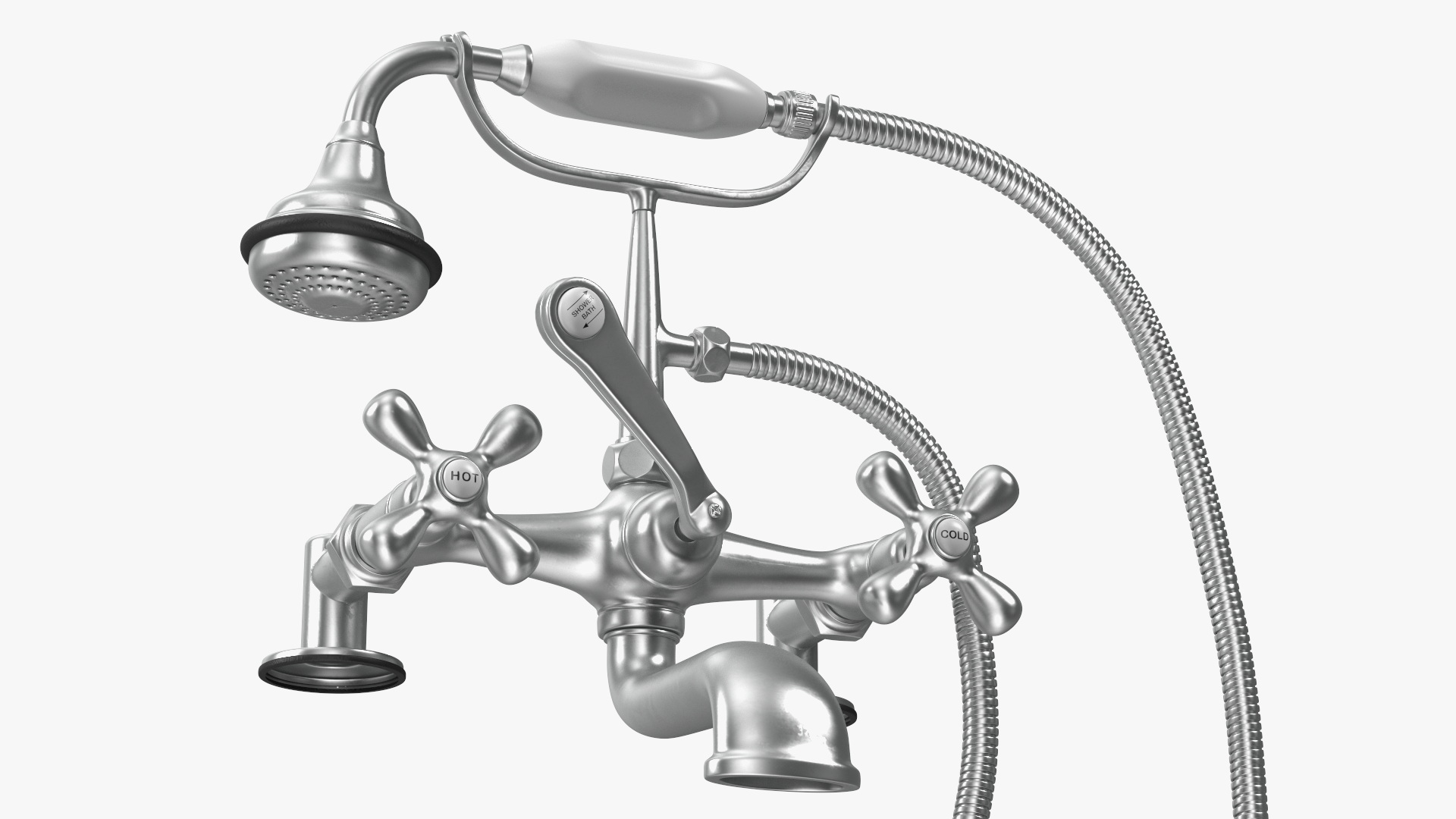 3D model Classic Bath Shower Mixer