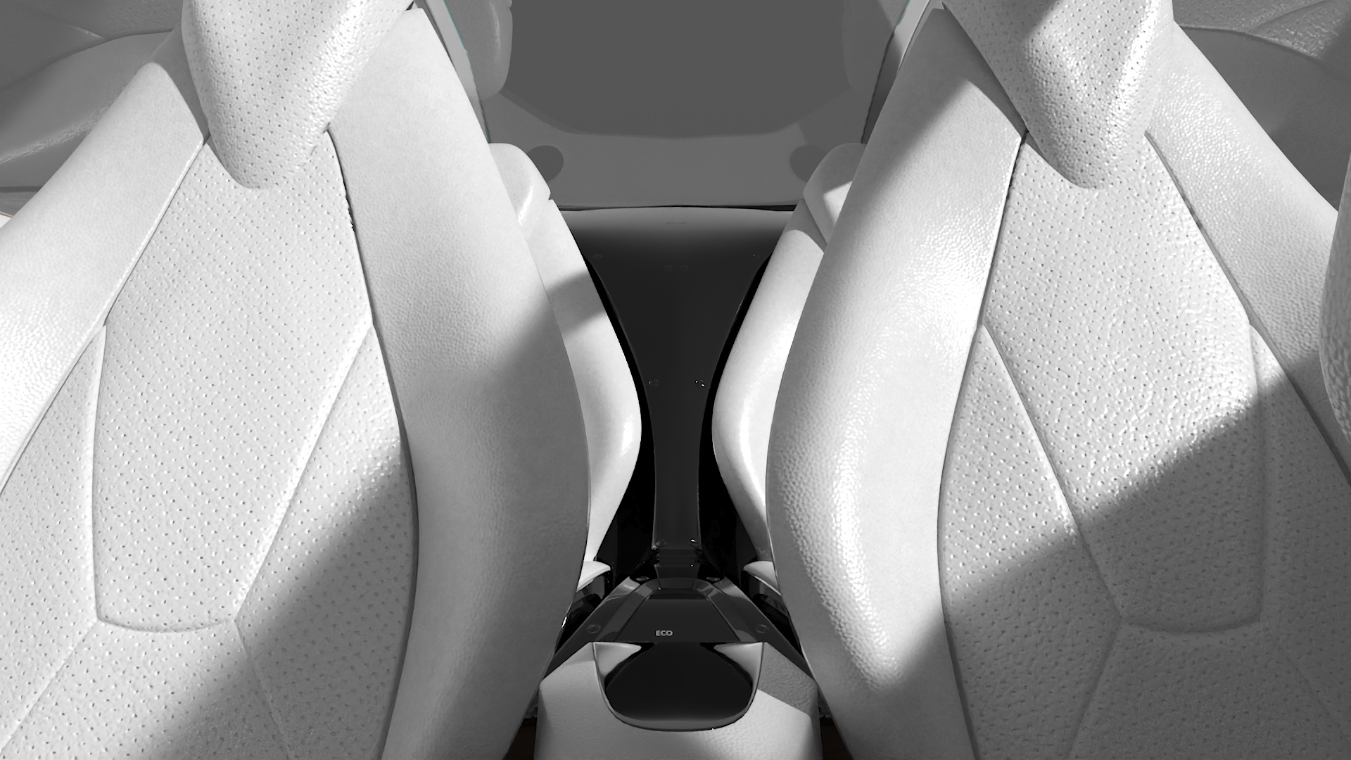 3D Futuristic S-Class Concept Vehicle Silver