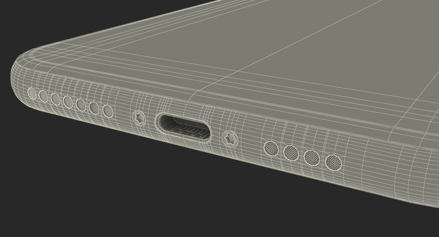 Apple iPhone XS Max Gold 3D model