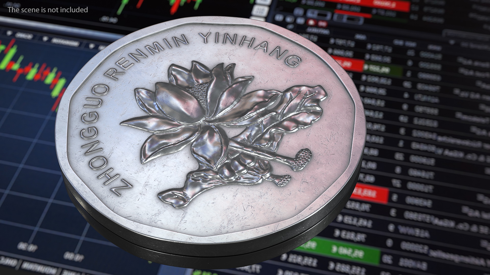 3D model China Coins Set