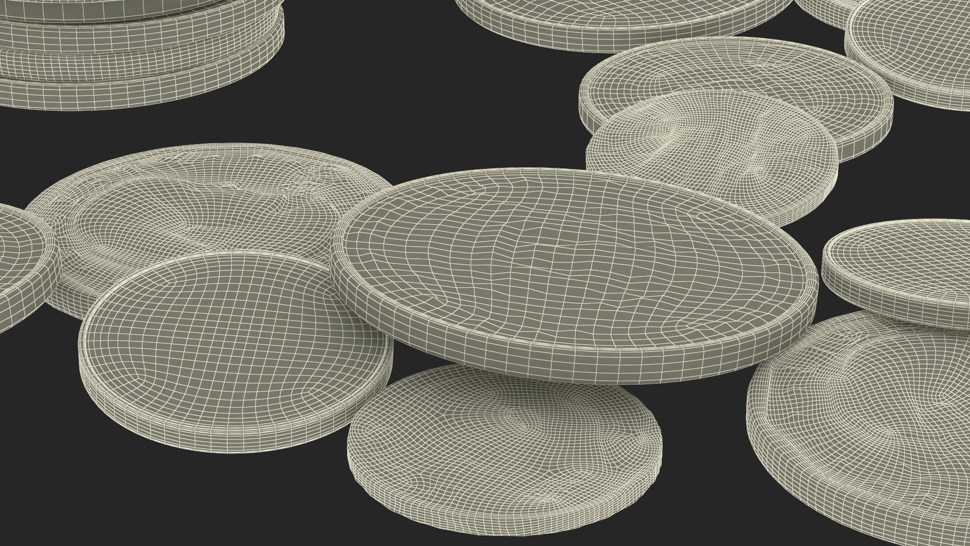 Inflation Arrow Graph with Coins 3D