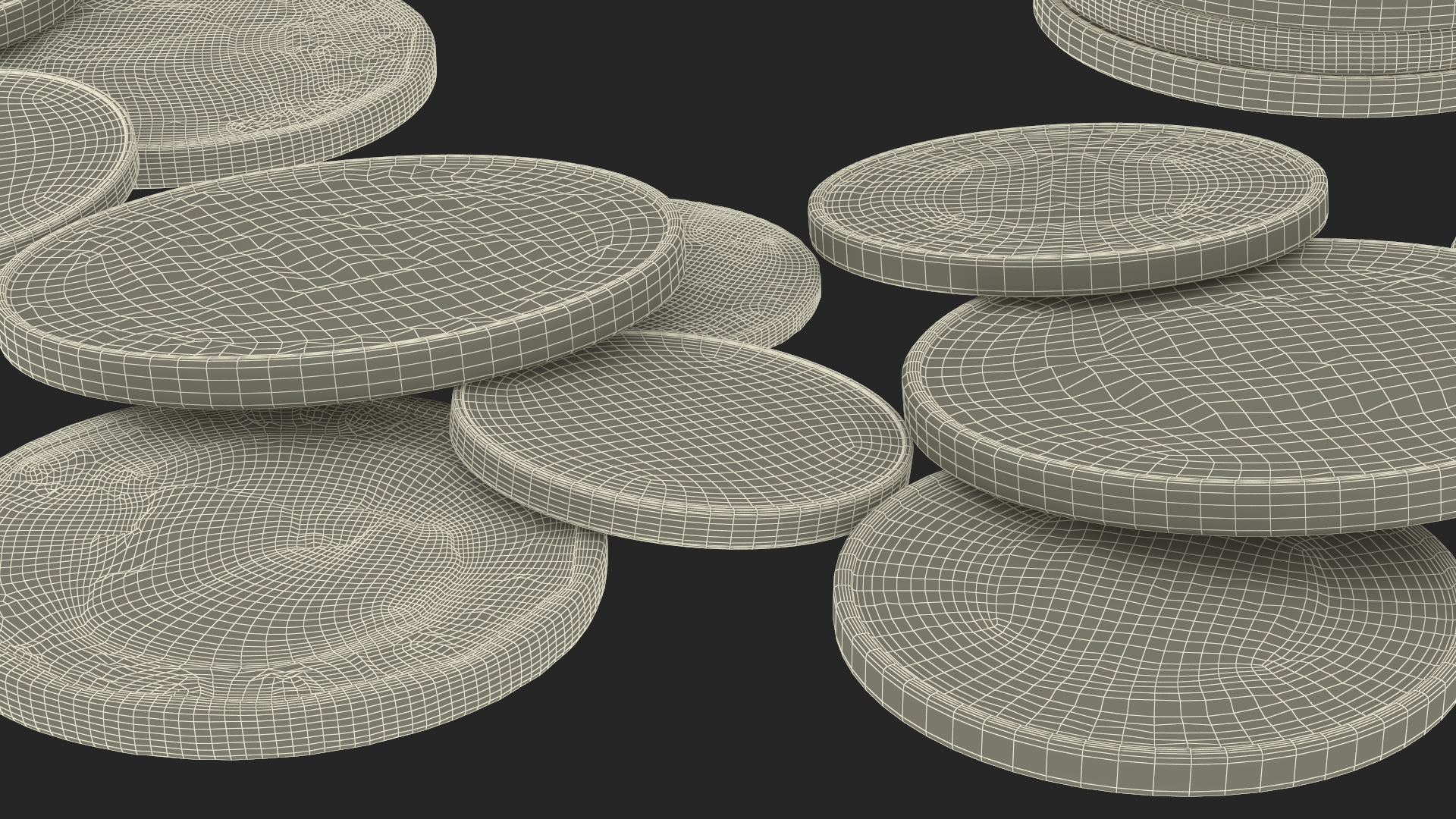 Inflation Arrow Graph with Coins 3D