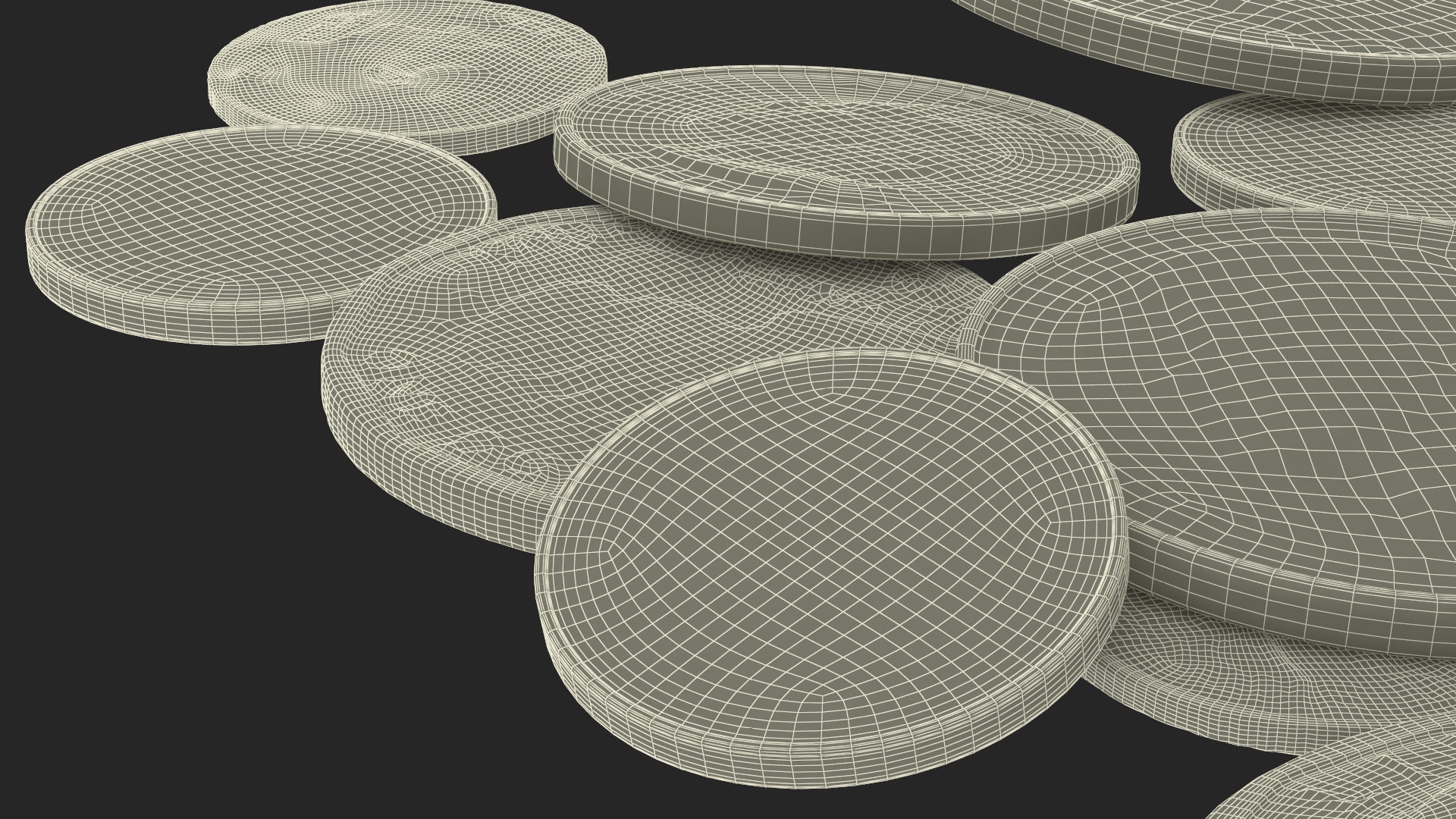 Inflation Arrow Graph with Coins 3D