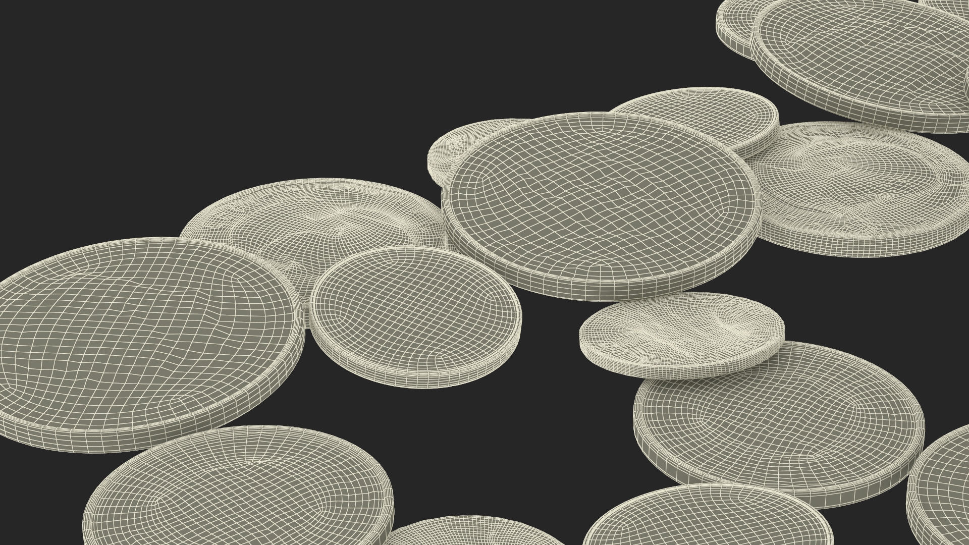 Inflation Arrow Graph with Coins 3D
