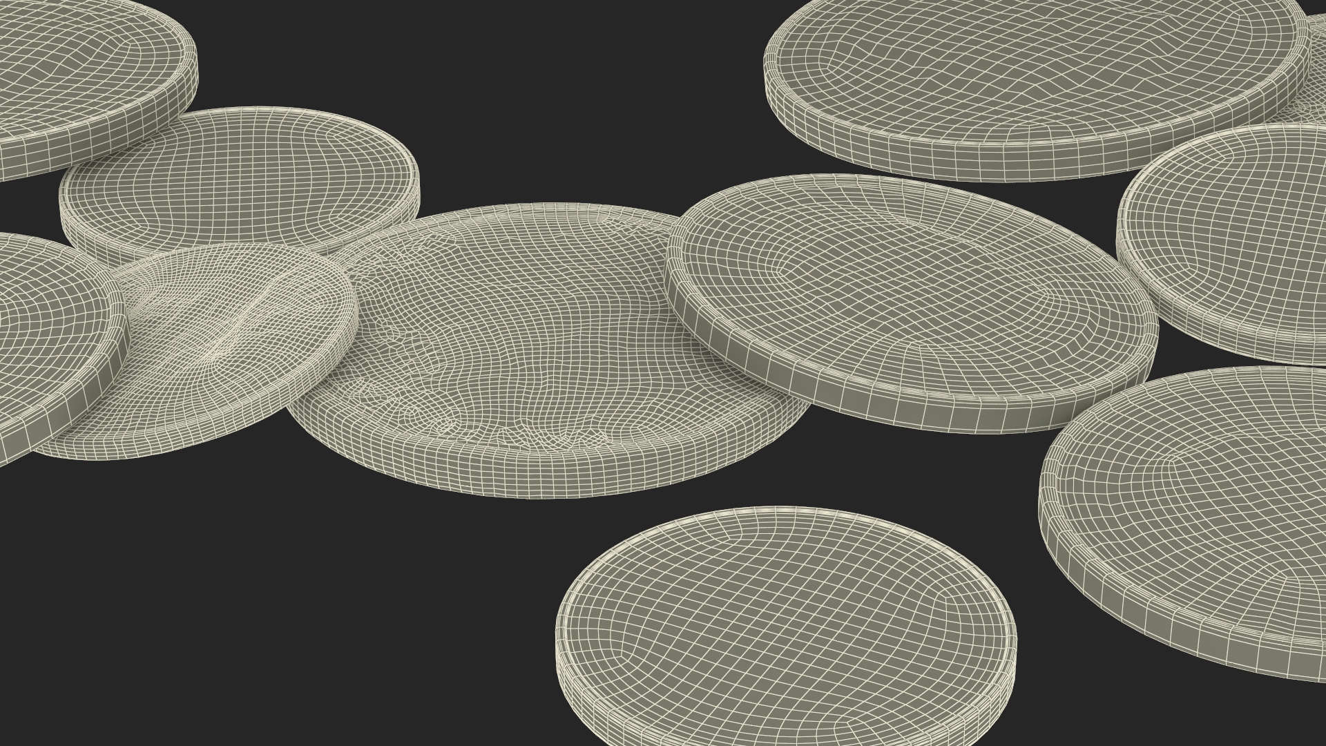 Inflation Arrow Graph with Coins 3D