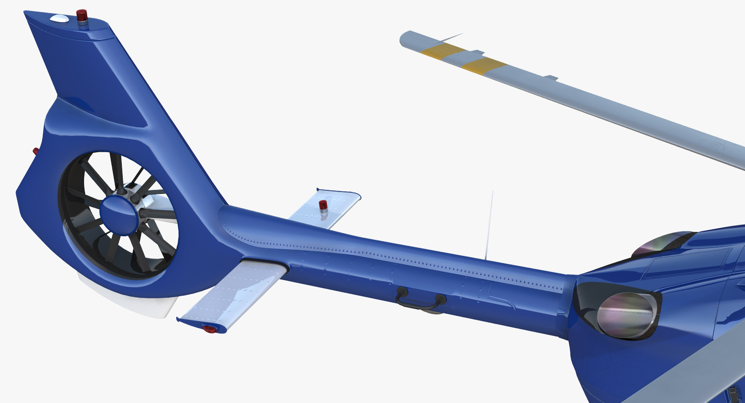 3D model Civil Helicopter Airbus H145 Rigged