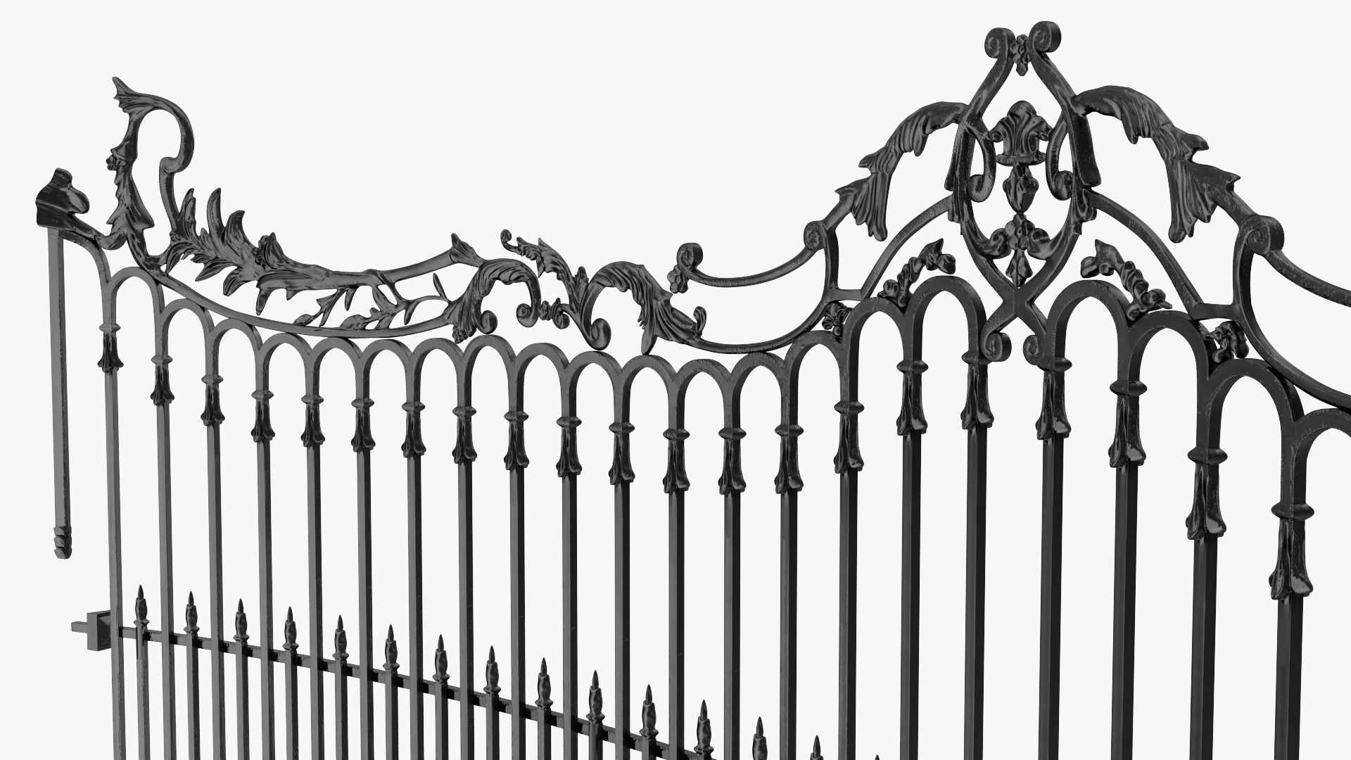 3D model Fence of Manneken Pis Fountain