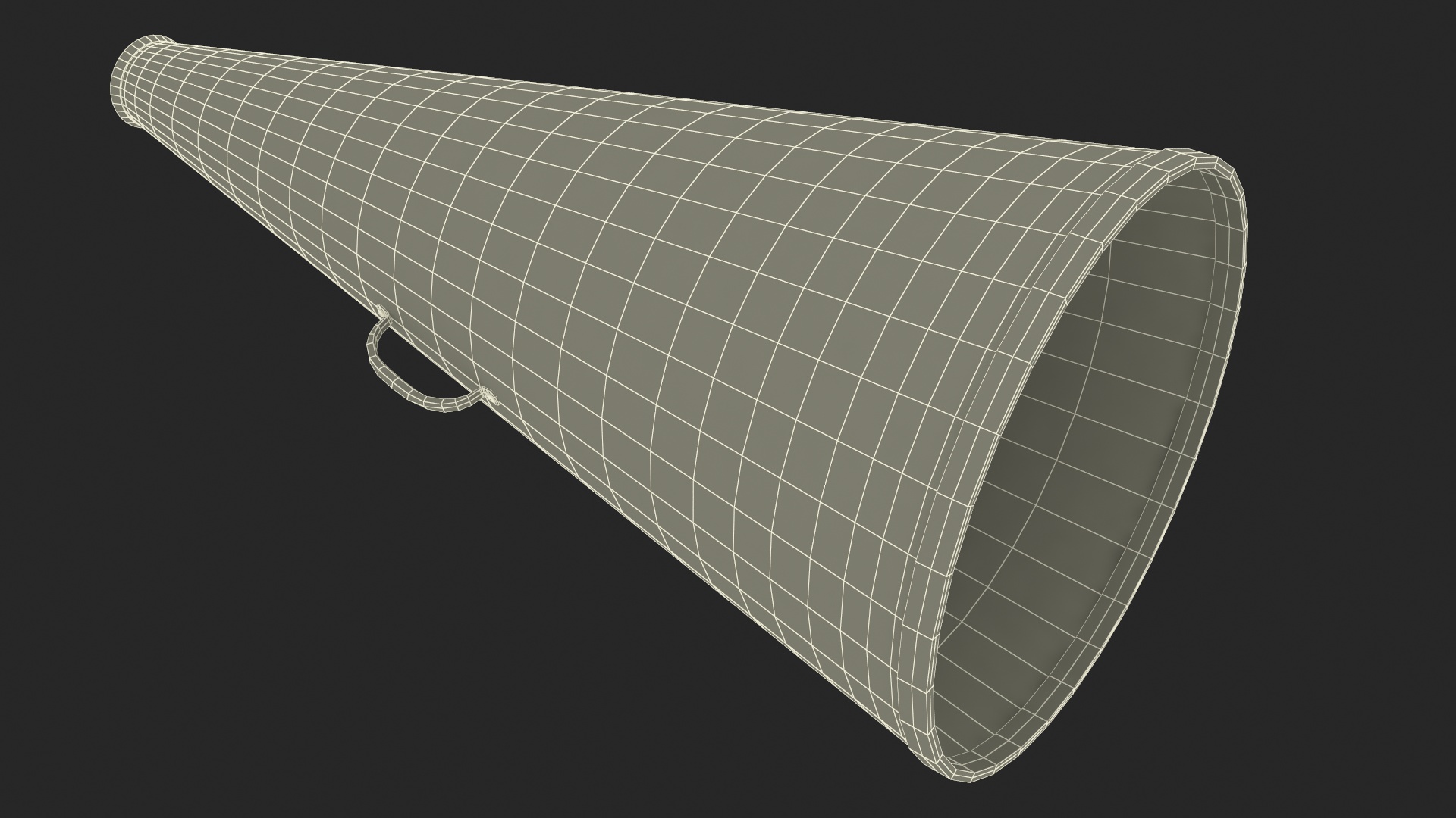 Megaphone Cone Pink 3D model
