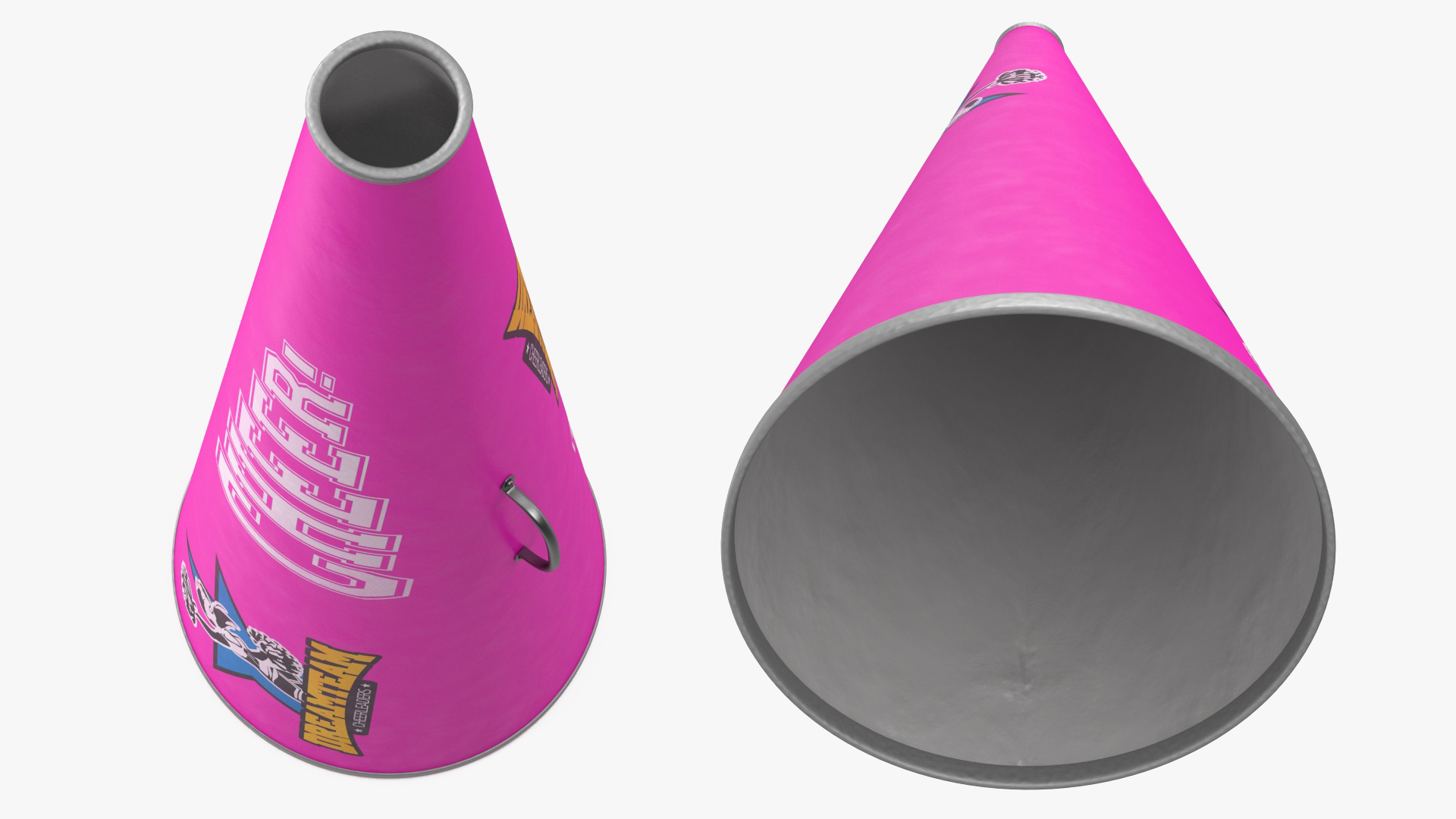 Megaphone Cone Pink 3D model
