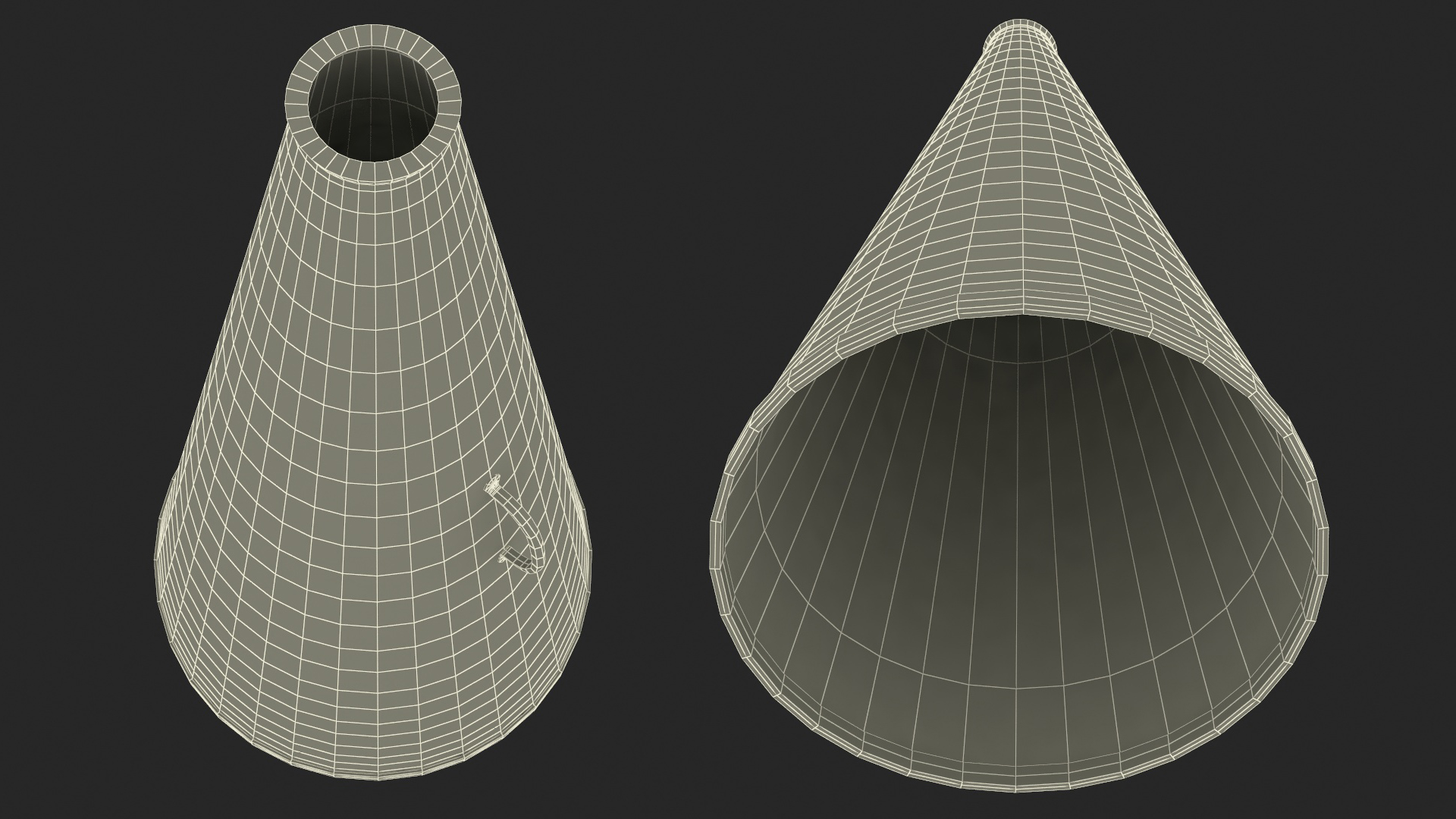Megaphone Cone Pink 3D model