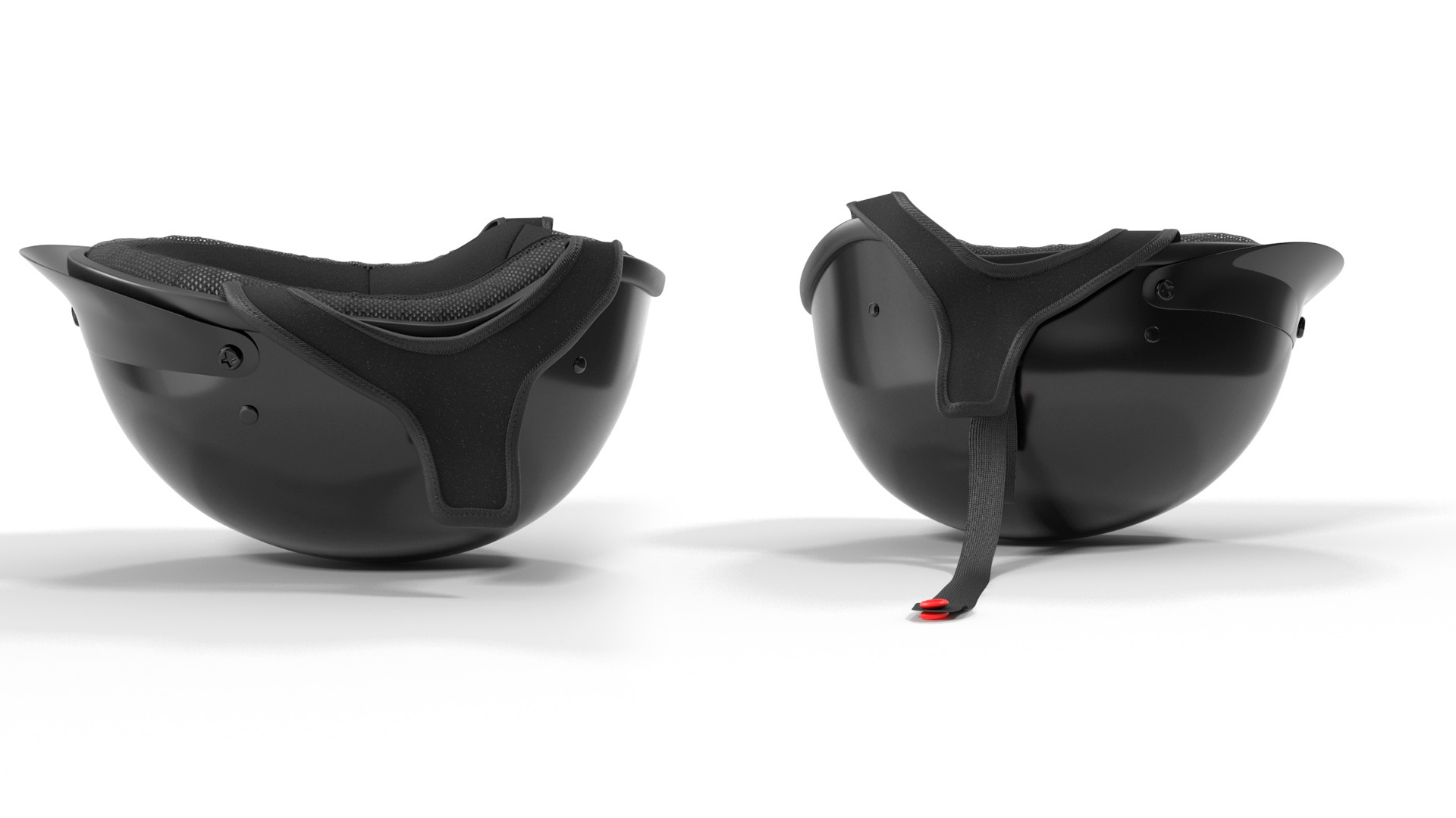 3D Motorcycle Half Helmet Lying model