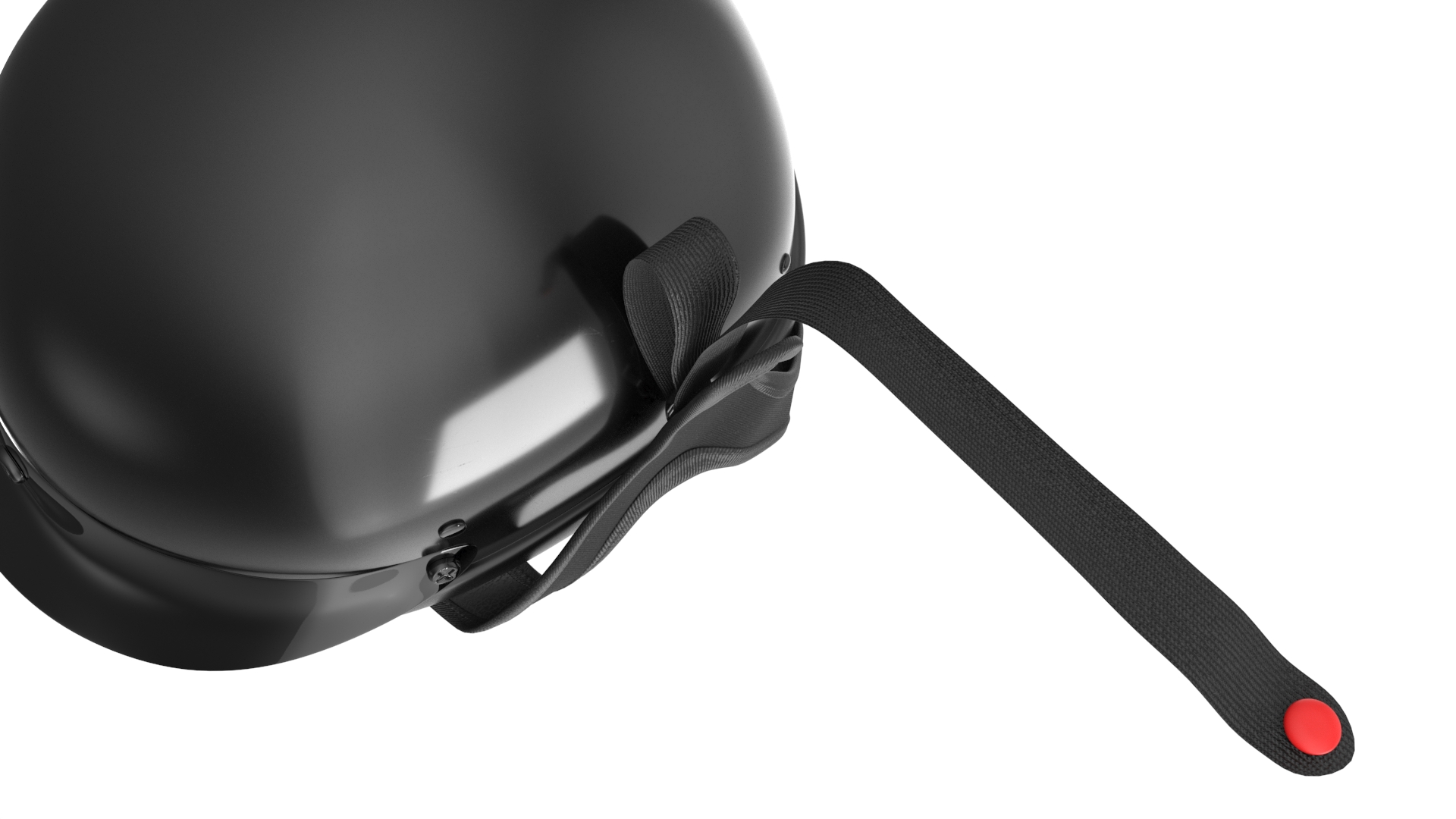 3D Motorcycle Half Helmet Lying model