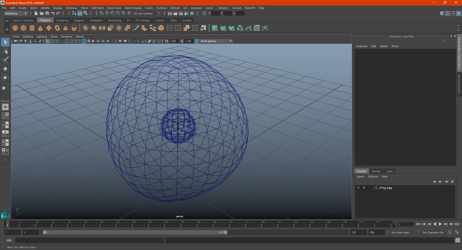 3D model Frog Egg