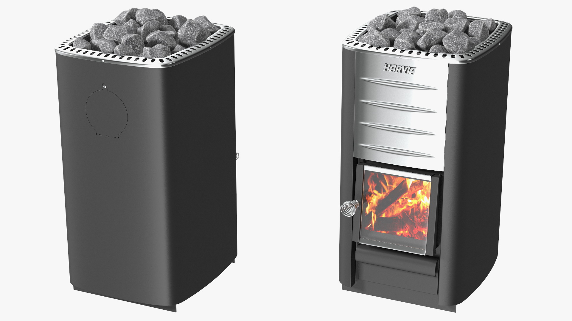 3D Harvia M3 Woodburning Sauna Stove model
