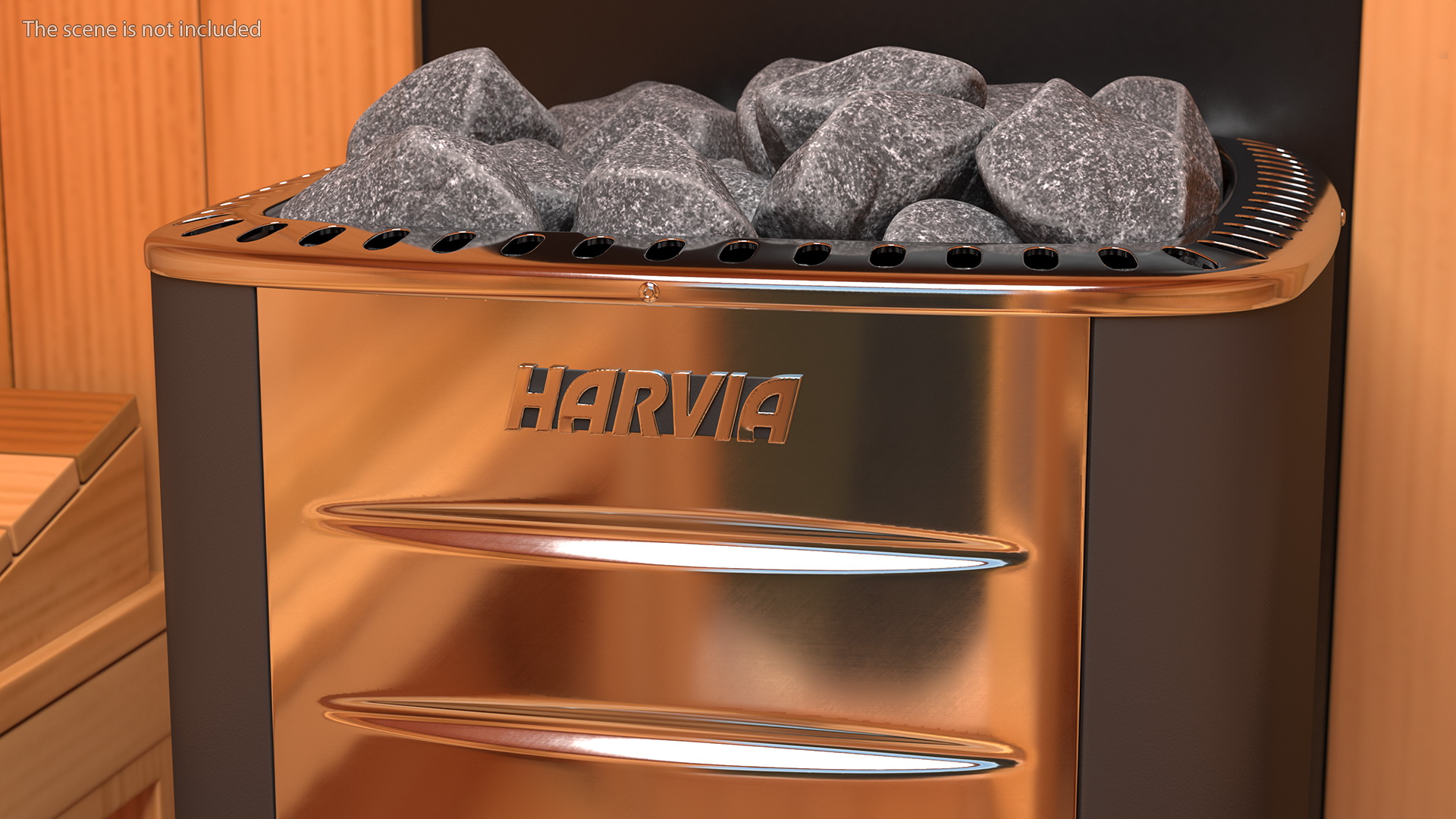 3D Harvia M3 Woodburning Sauna Stove model