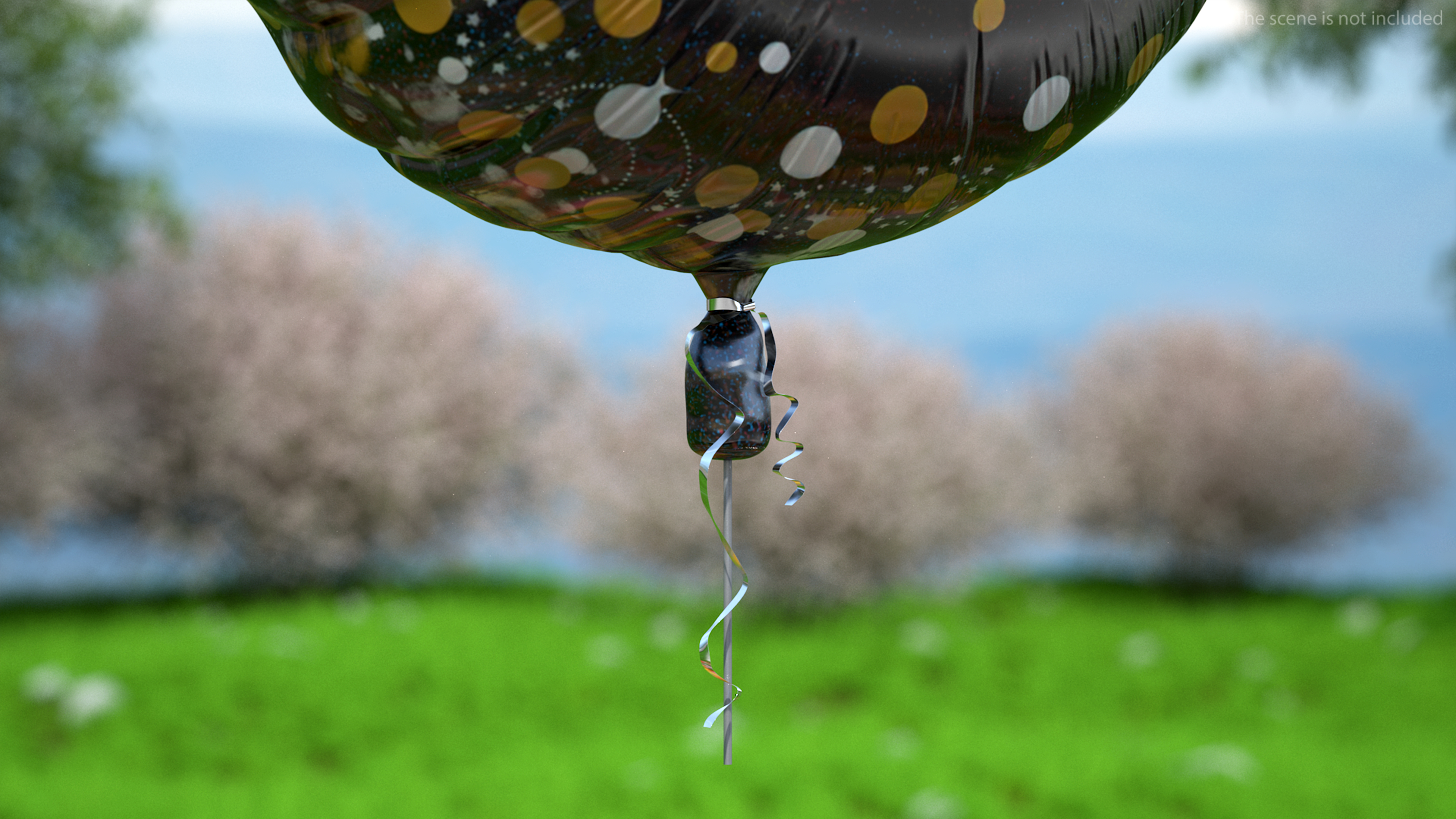 Happy Birthday Foil Balloon 3D