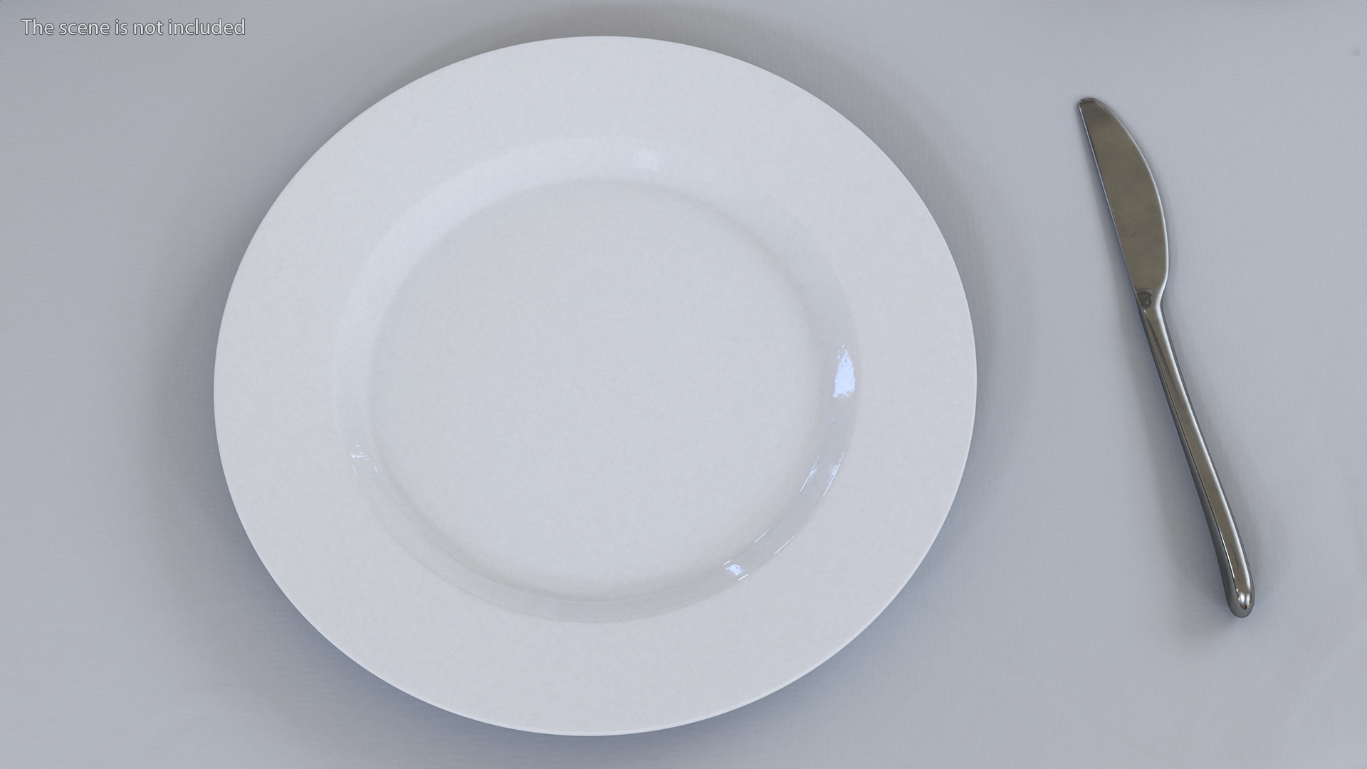Jelly Pudding Chocolate on Plate 3D