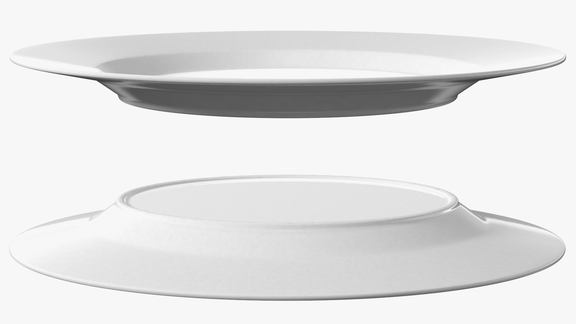 Jelly Pudding Chocolate on Plate 3D