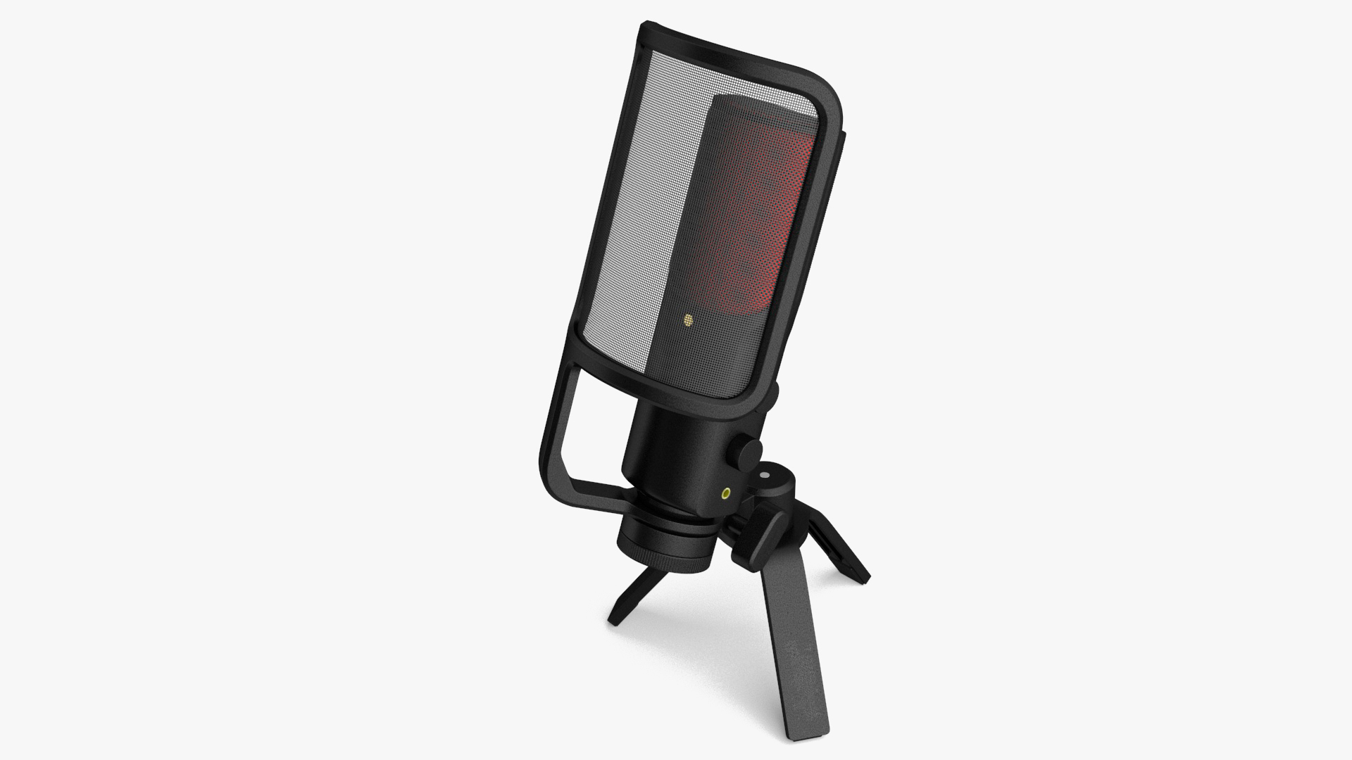 3D Studio Microphone with Pop Filter model