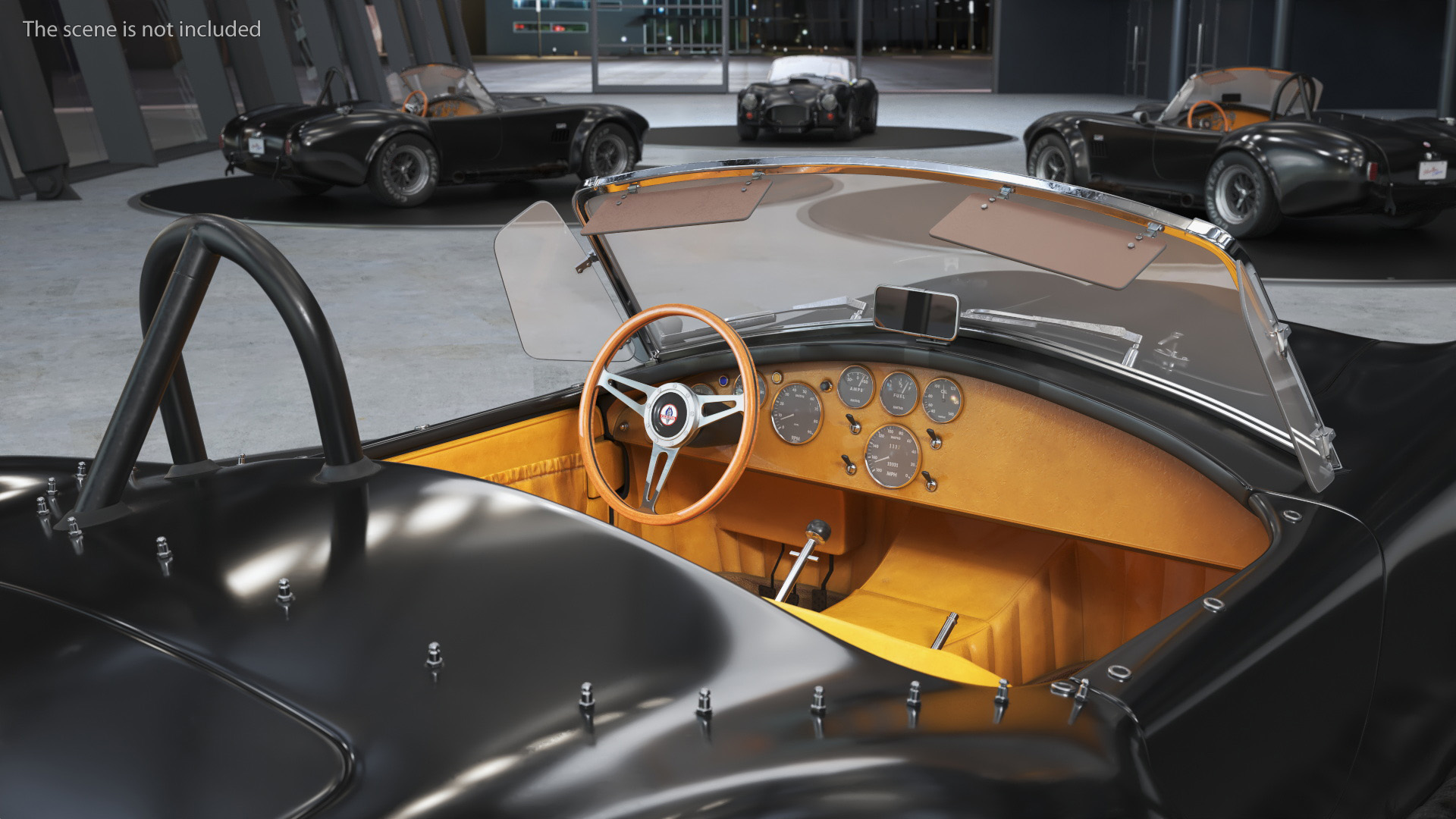 3D Shelby Cobra 1965 Simplified model