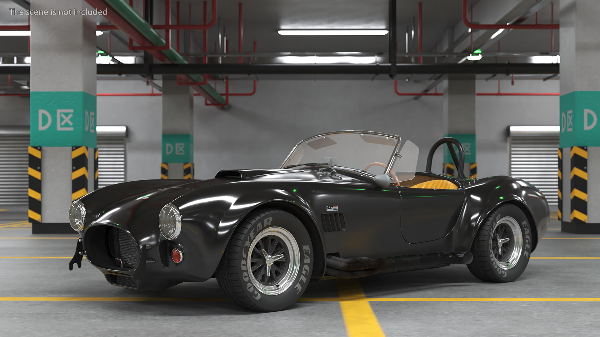 3D Shelby Cobra 1965 Simplified model