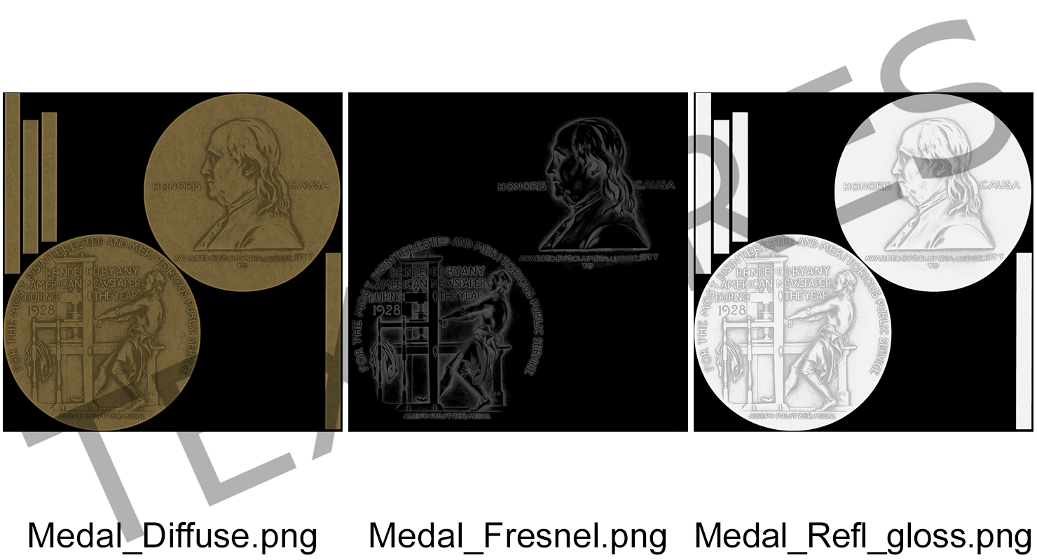 Pulitzer Prize 3D model