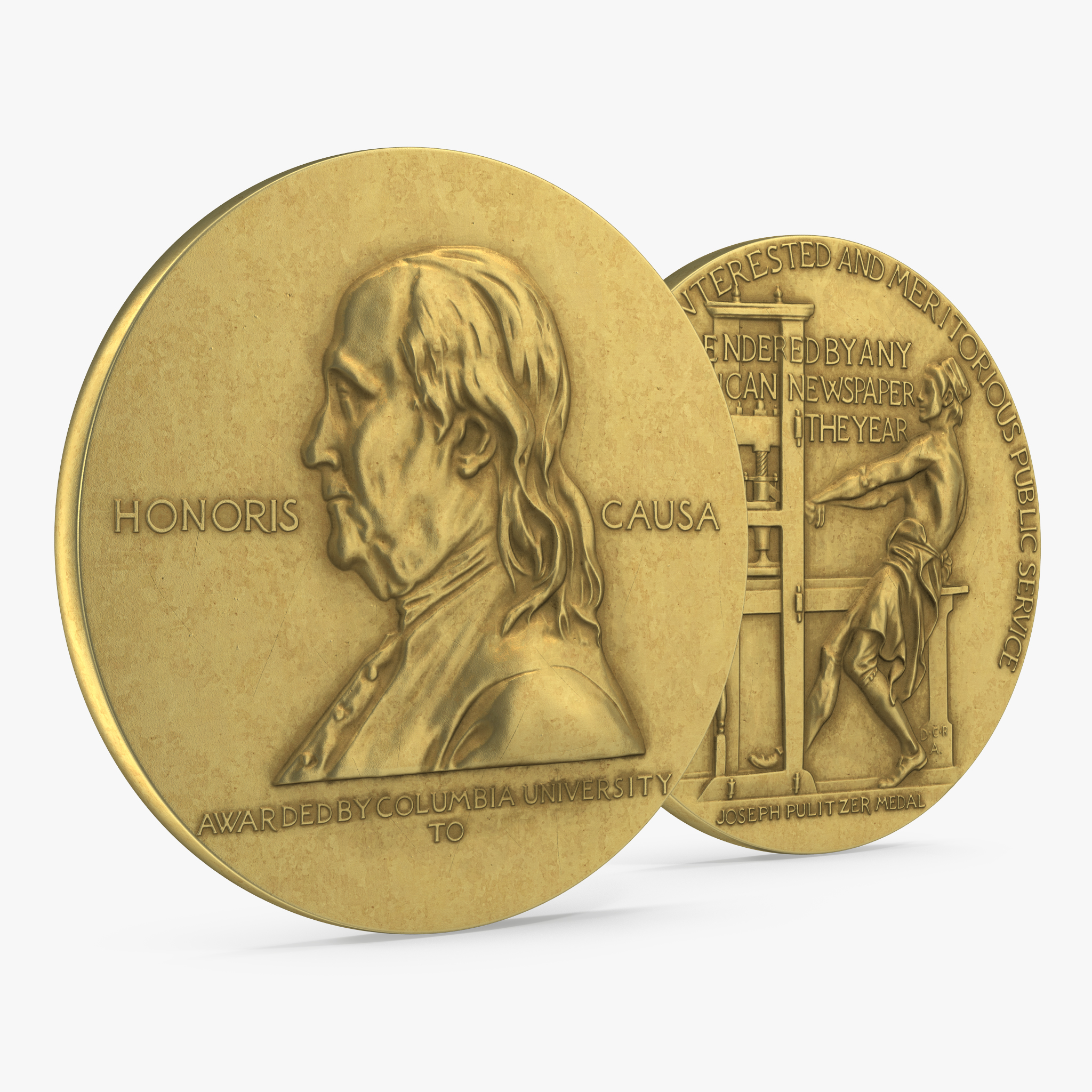 Pulitzer Prize 3D Model