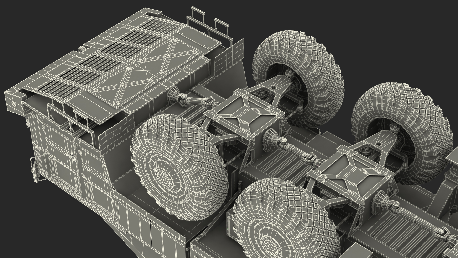 3D Hwasong-15 Transporter Erector Vehicle with Intercontinental Ballistic Missile Clean Rigged