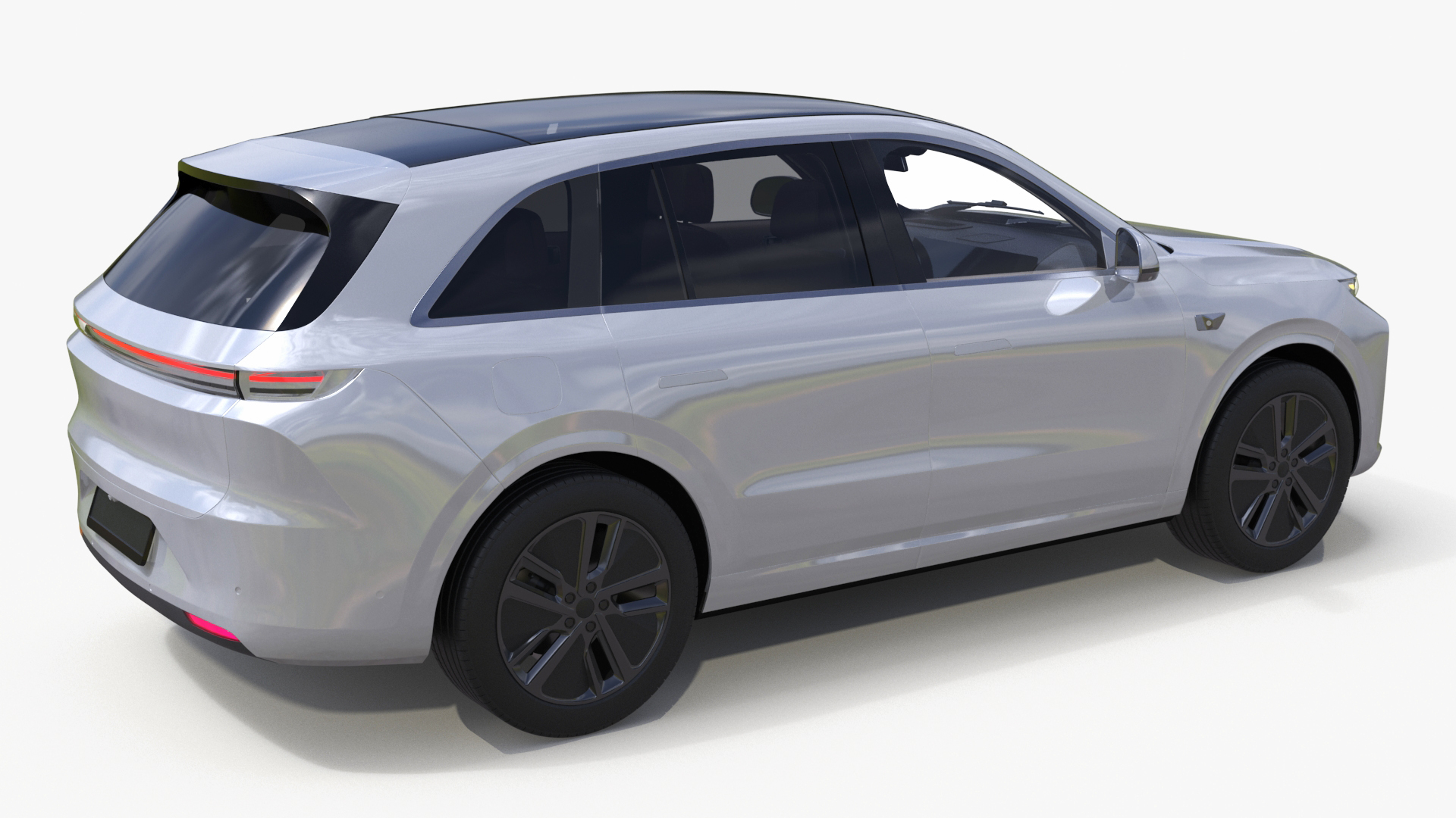 3D Compact SUV Pearl White model