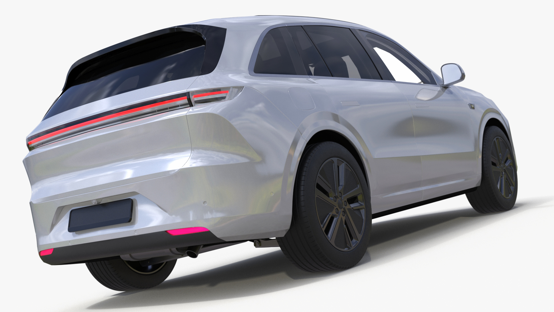 3D Compact SUV Pearl White model
