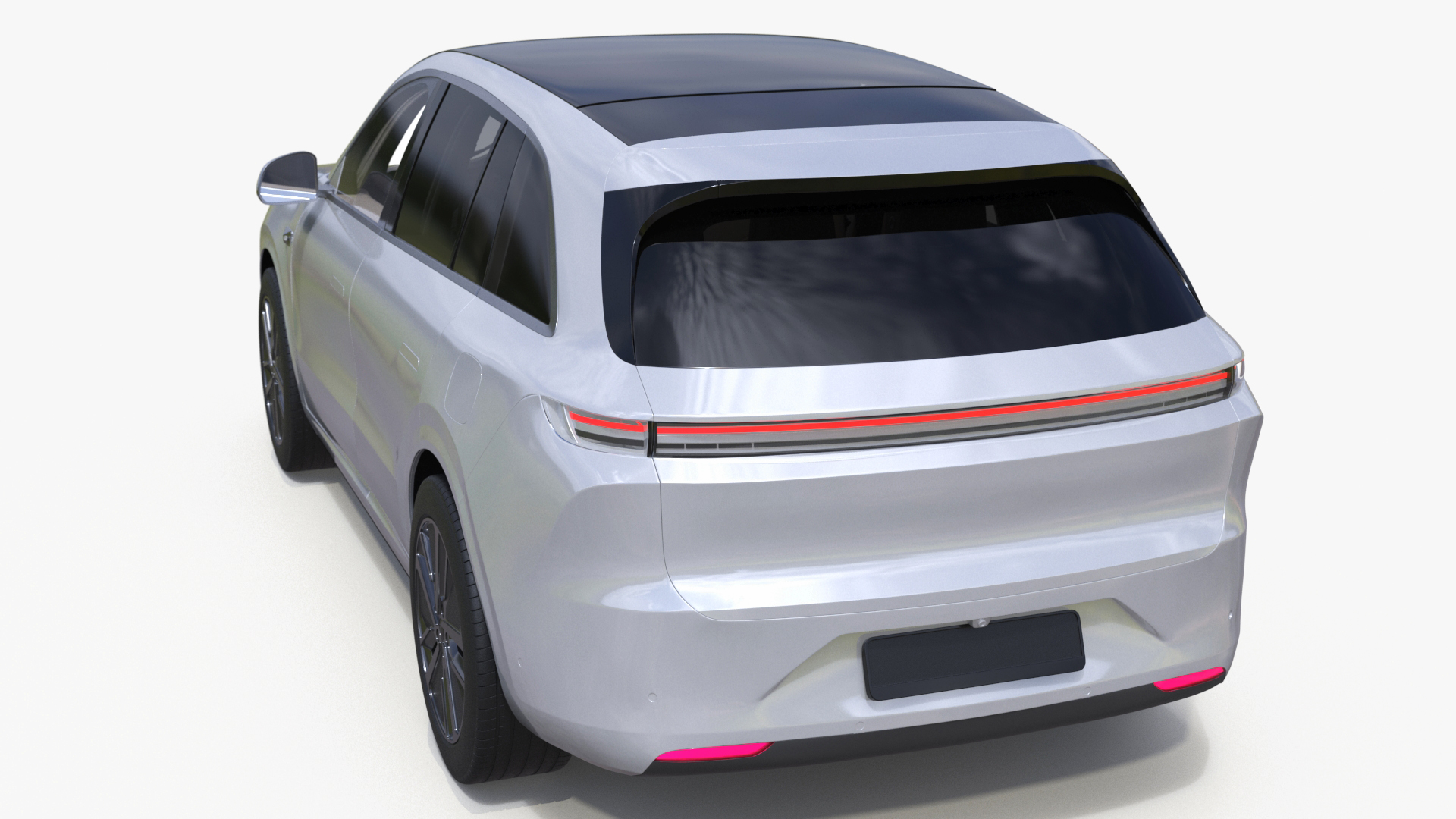 3D Compact SUV Pearl White model