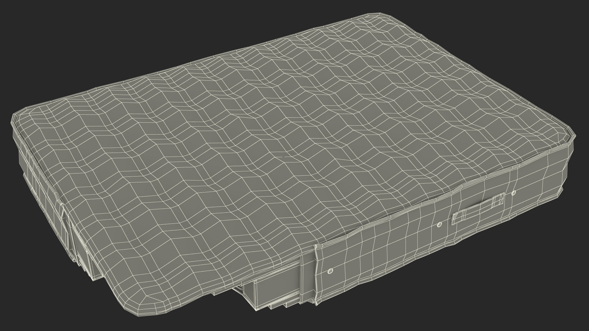 3D Orthopedic Mattress Internal Structure View model