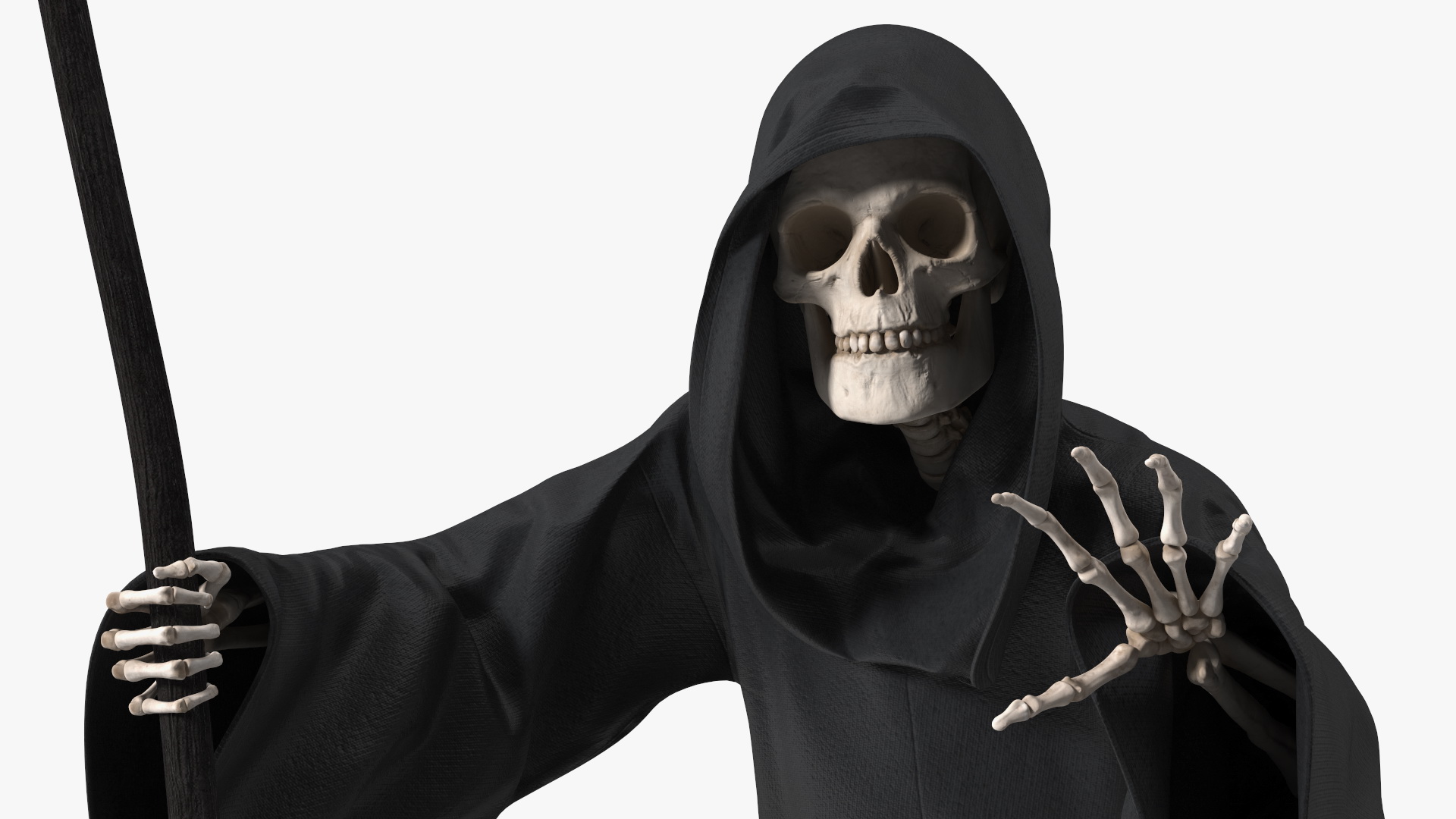 3D Grim Reaper Flying Pose model