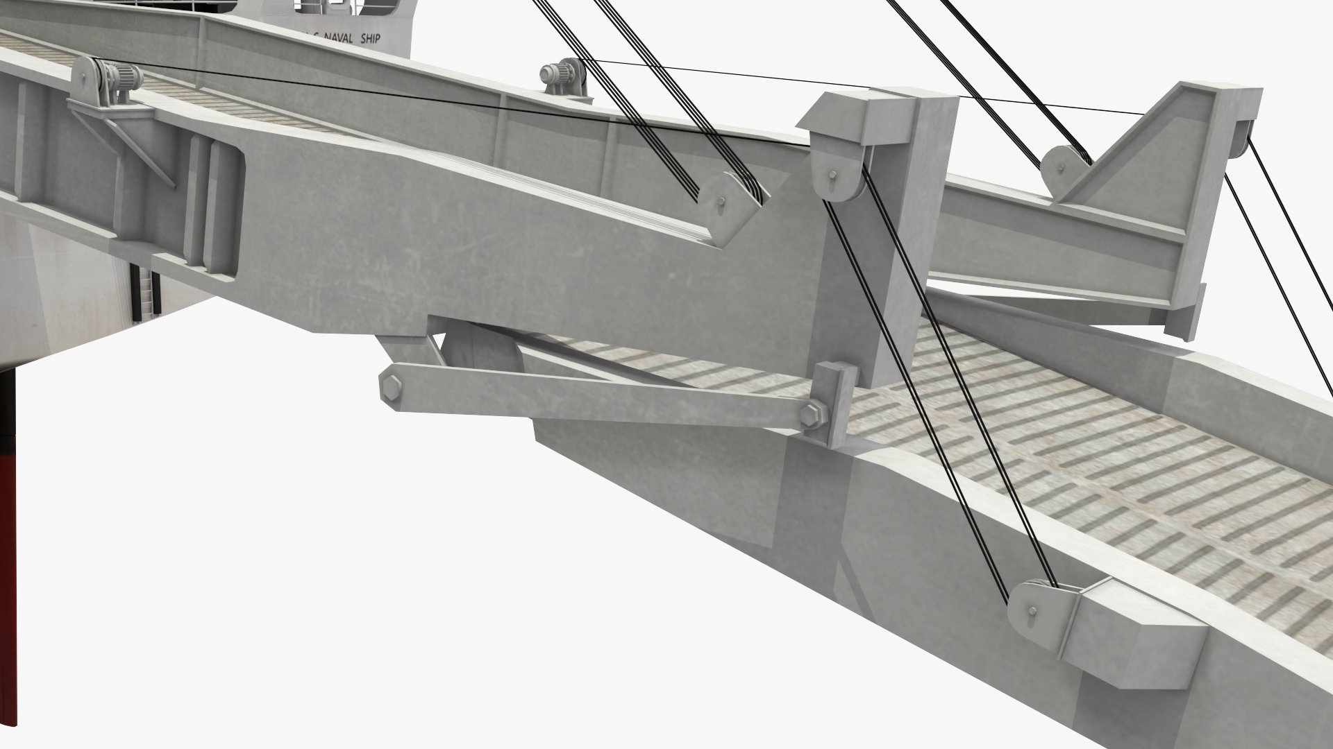 3D model USNS Bob Hope Rigged