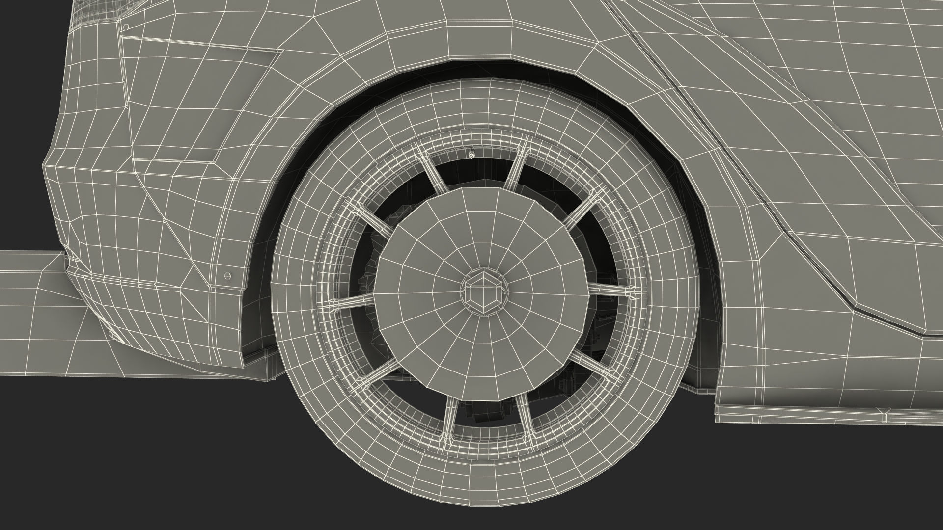 3D Tesla Model 3 Race Car Rigged for Cinema 4D model