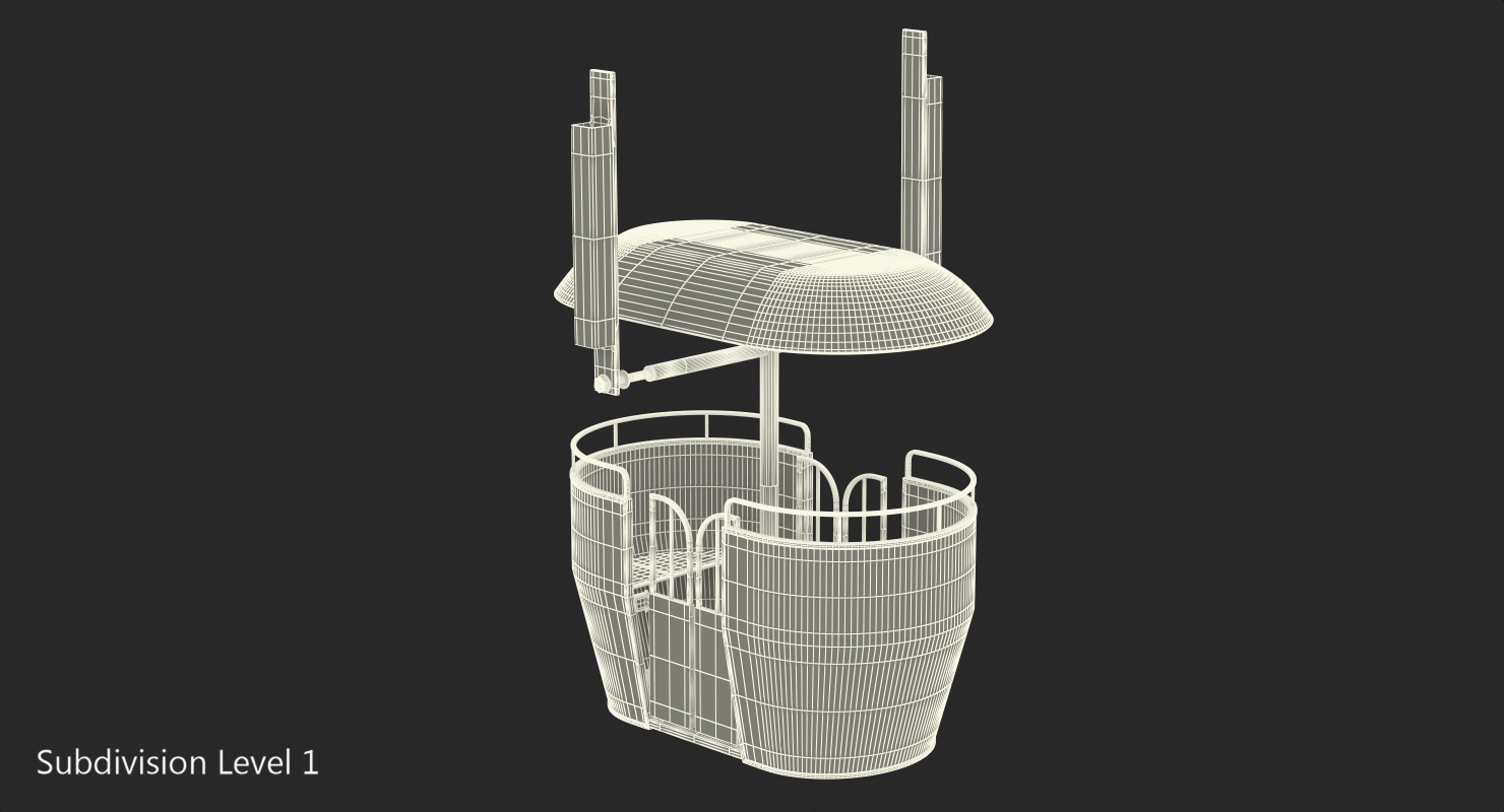 3D Ferris Wheel Cabin model